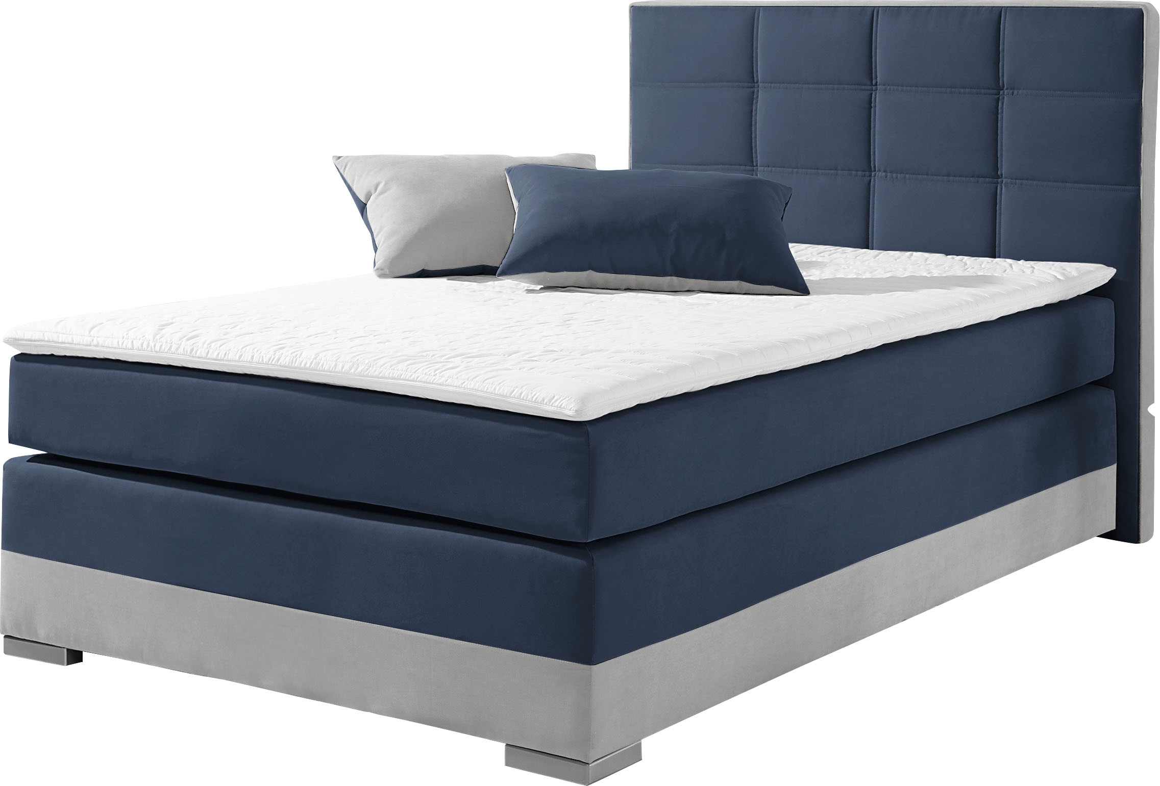 INOSIGN Boxspringbett, inklusive Topper und Wendekissen