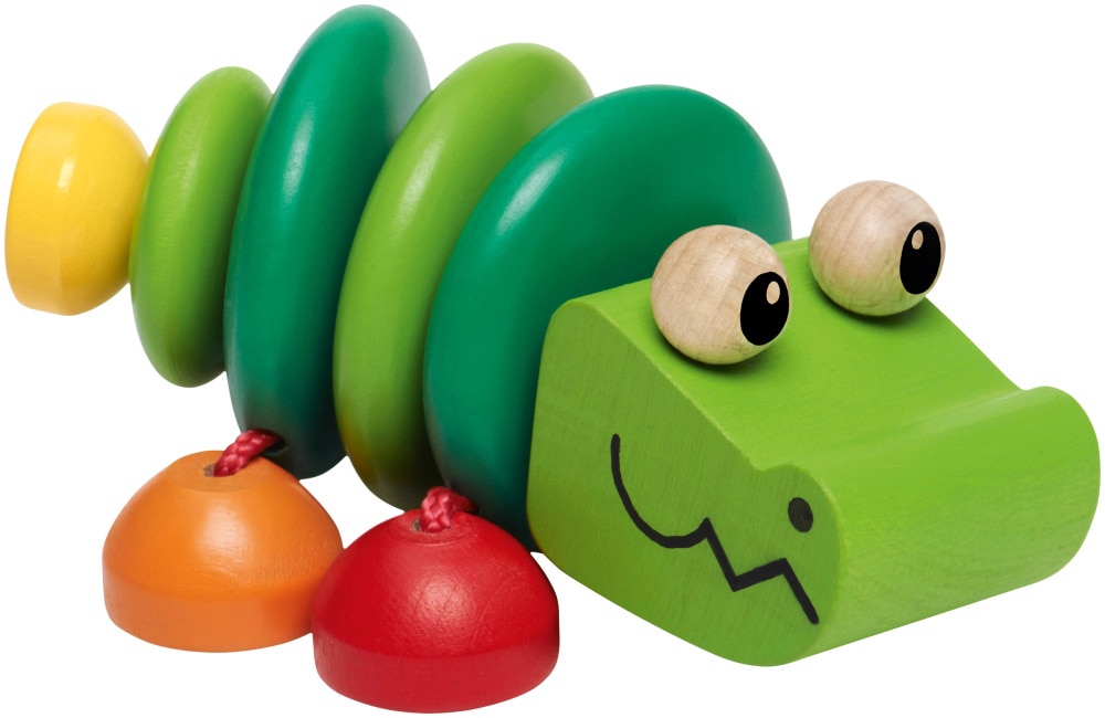 Greifspielzeug »Klapper-Kroko, 10 cm«, Made in Germany