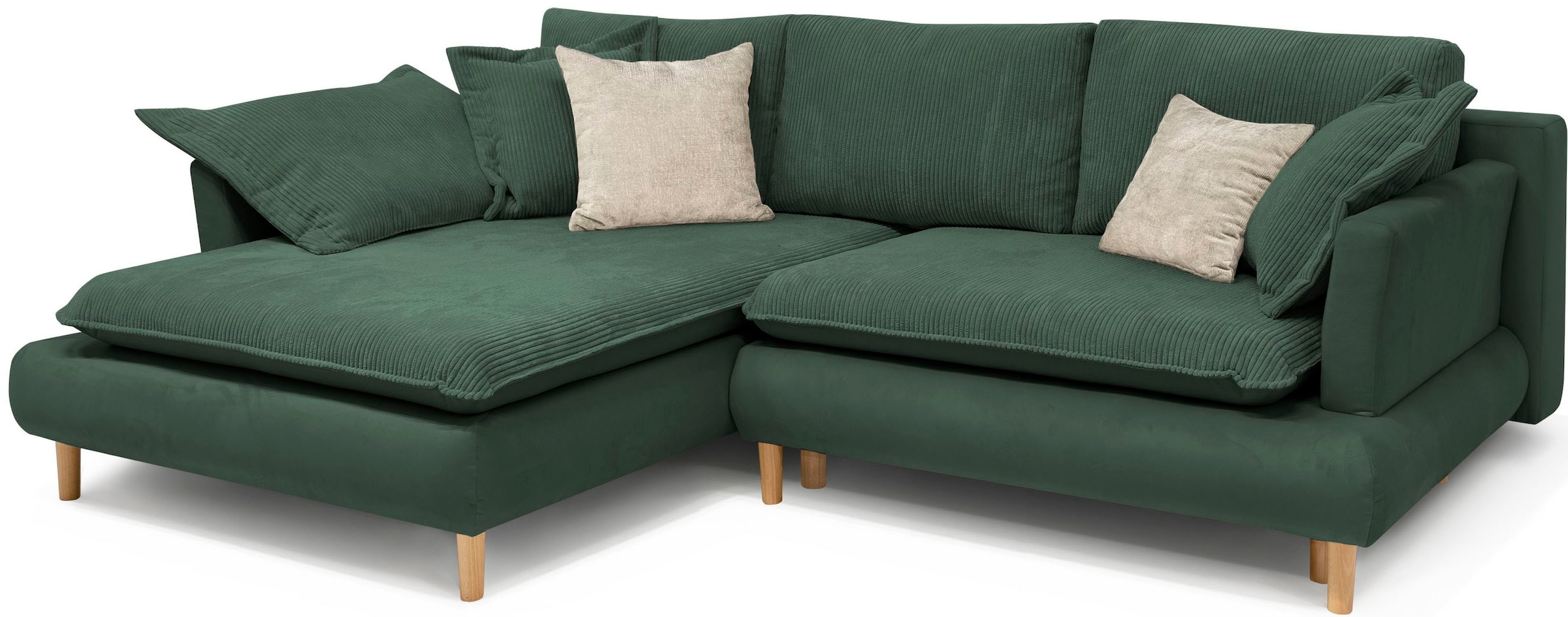 COLLECTION AB Ecksofa »Mandela L-Form«, mit Bettfunktion und Bettkasten