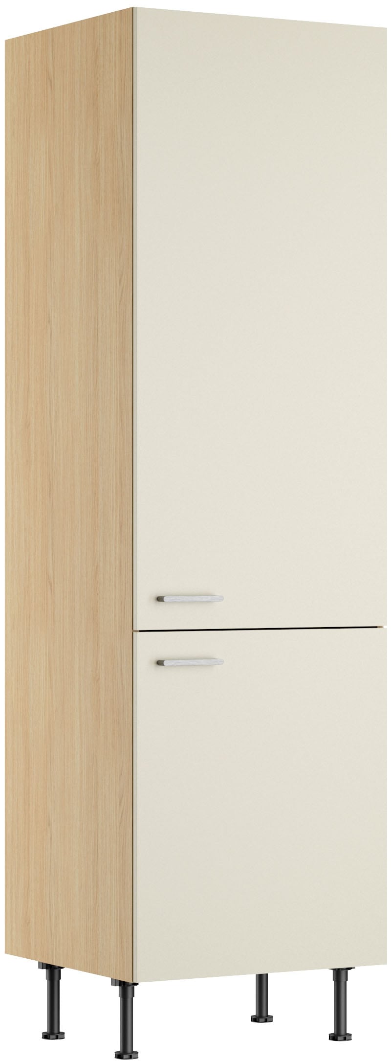 KOCHSTATION Vorratsschrank "KS-Lucy" Breite 60 cm, mit 2 Türen, Soft-Close, höhenverstellbare Füße