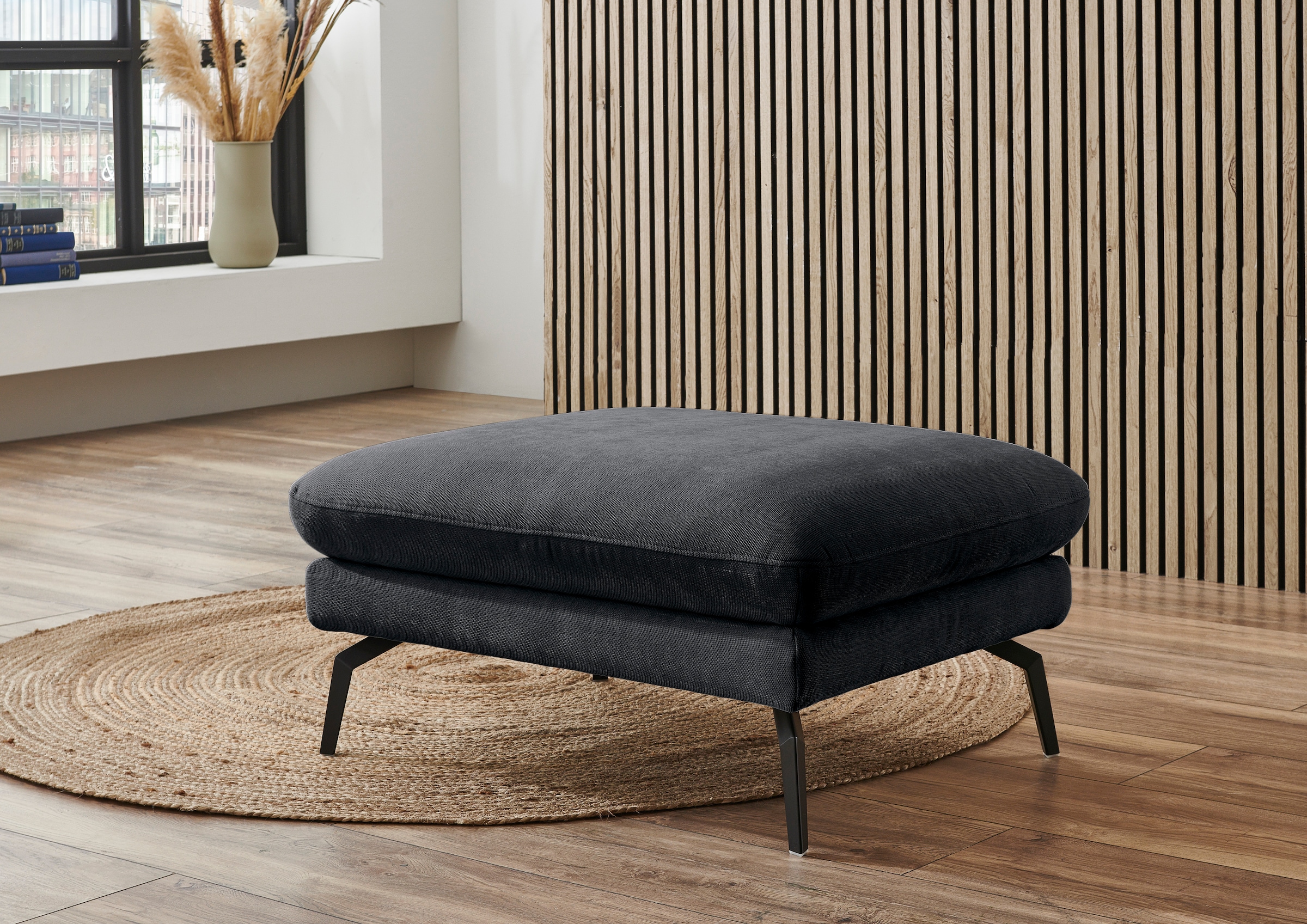 Die PlanBar Hocker »MP-IN22025«, (1 St.), hochwertige Kaltschaumpolsterung, stylische Metallfüße