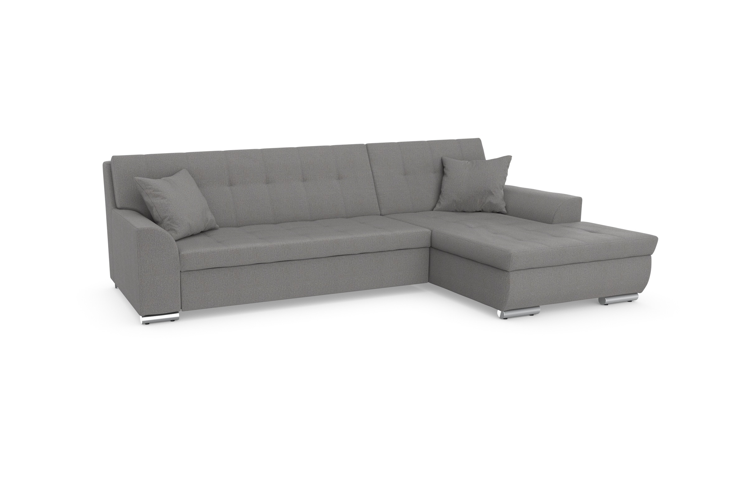 Thumbnail - DOMO collection Ecksofa "Treviso viele Bezüge, auch in Cord, L-Form, B/T/H: 267/80/83 cm" wahlw. mit Bettfunktion, inkl....