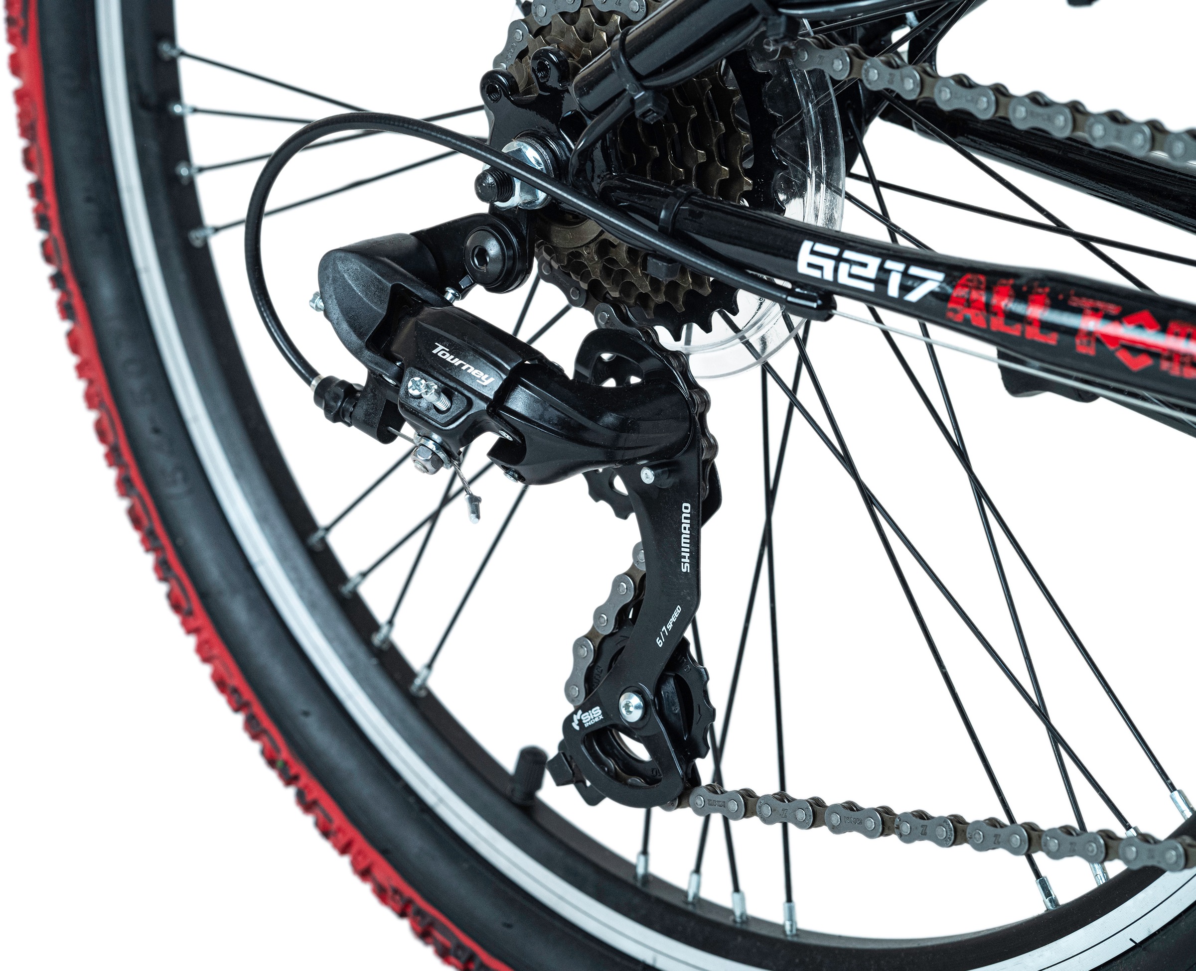 KS Cycling Jugendfahrrad »Crusher«, 21 Gang, Shimano, Tourney Schaltwerk, Kettenschaltung, für Damen und Herren, Kettenschaltung