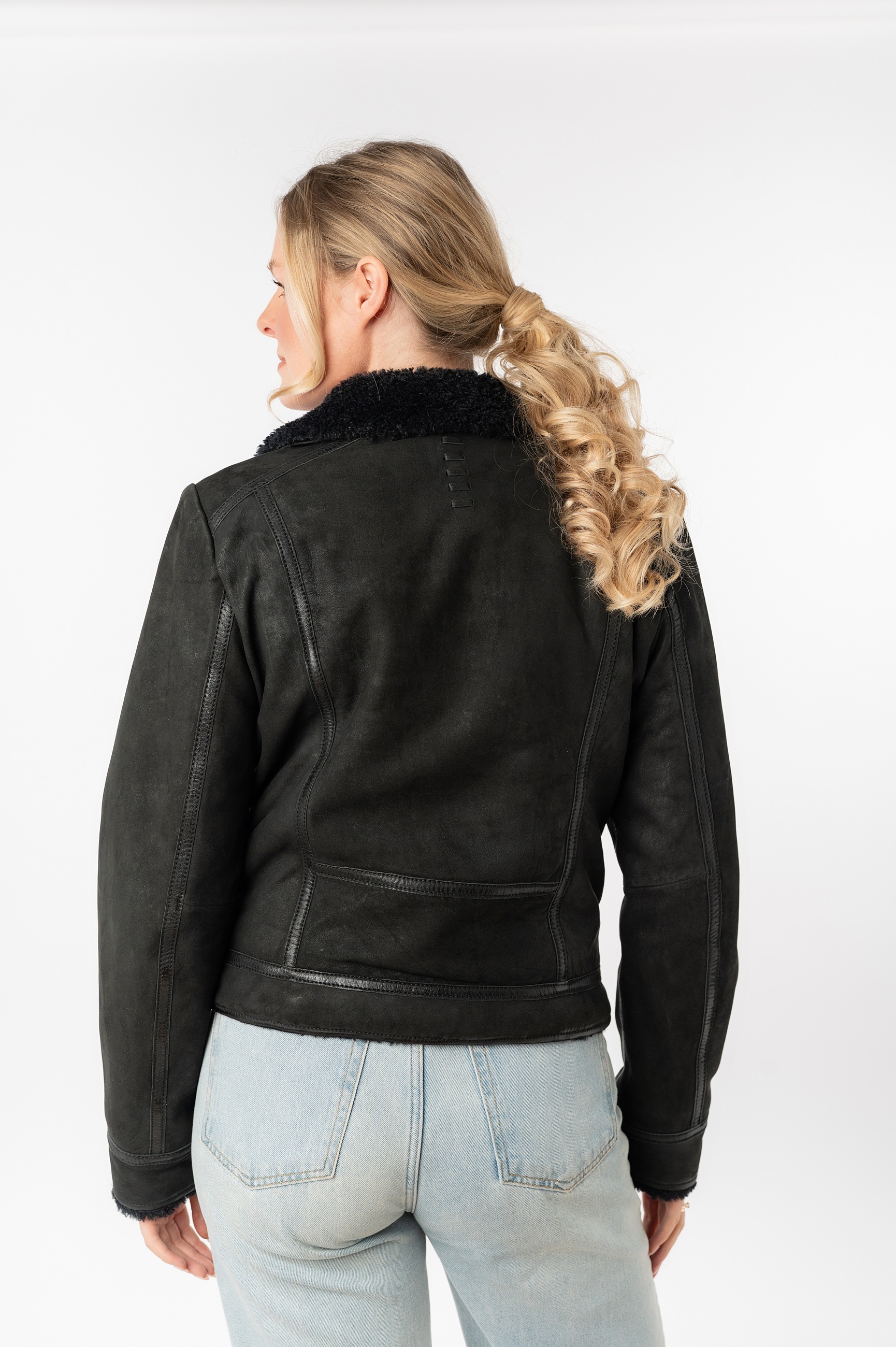 Mauritius Lederjacke "MWRila SF", gefüttert, mit Reverskragen günstig online kaufen