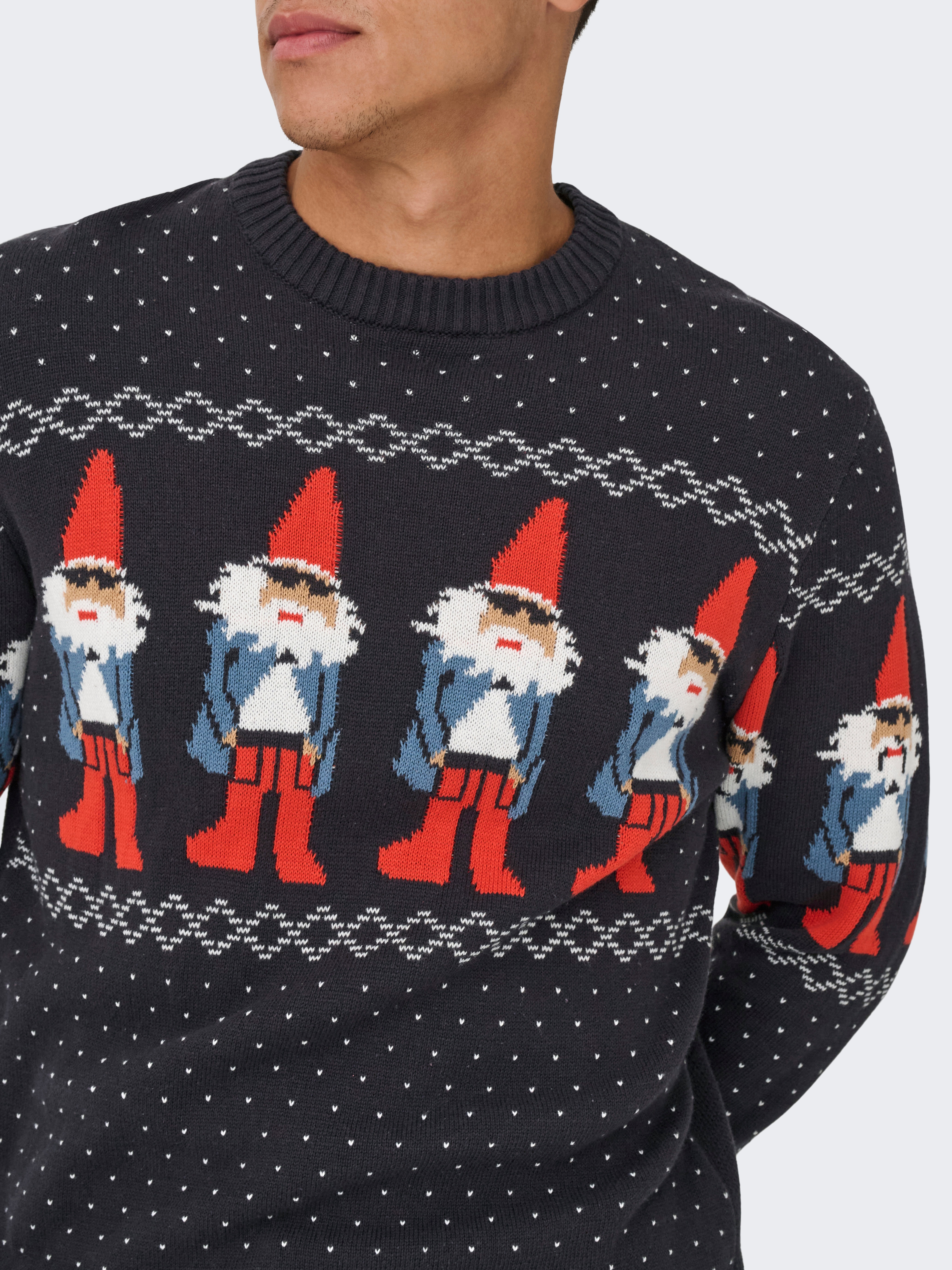 Thumbnail - ONLY & SONS Rundhalspullover "ONSX-MAX REG CREW KNIT"