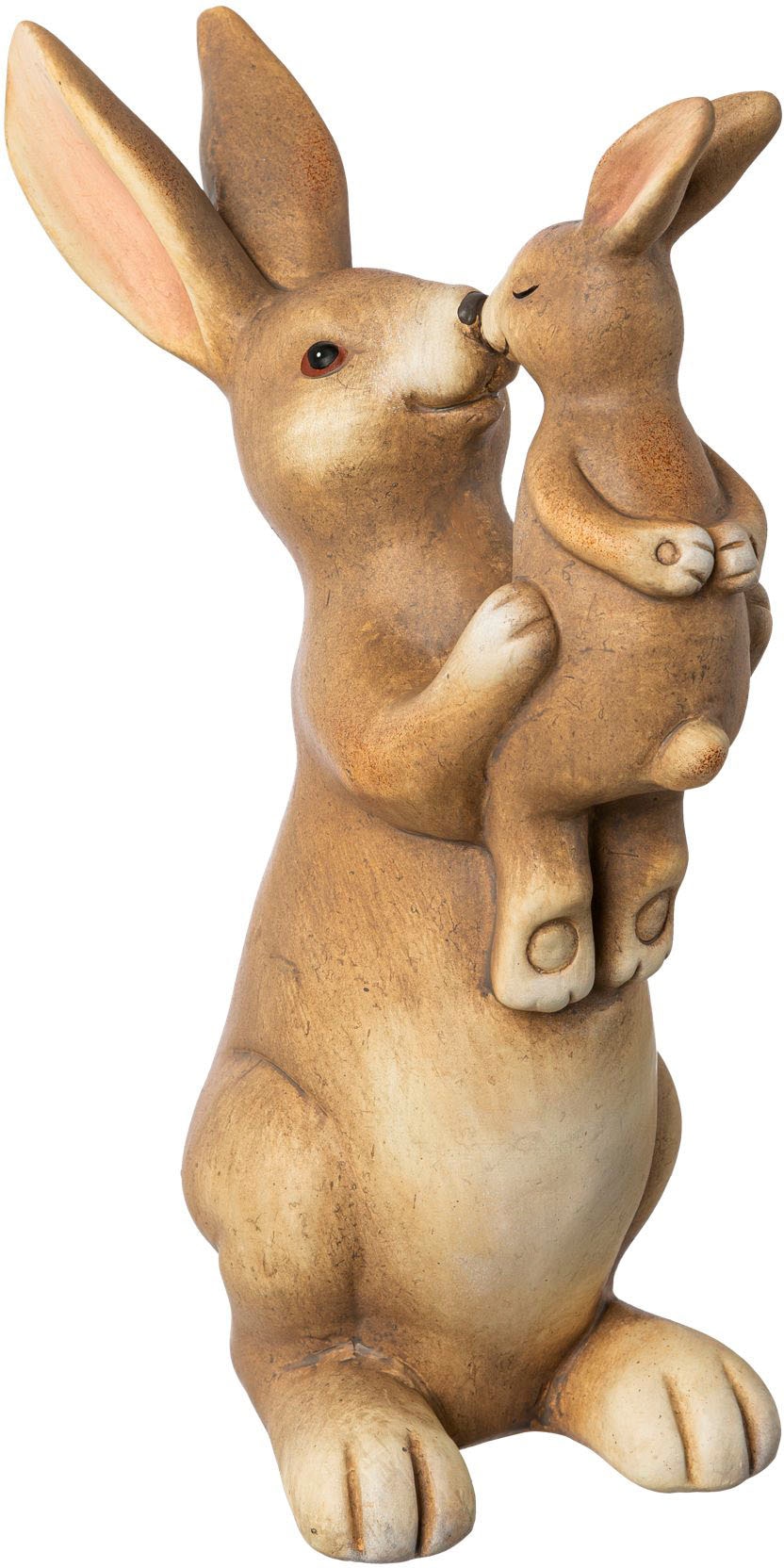 Osterhase »Osterdeko mit fröhlichem Gesicht«, Hase aus Keramik, Höhe 25 cm