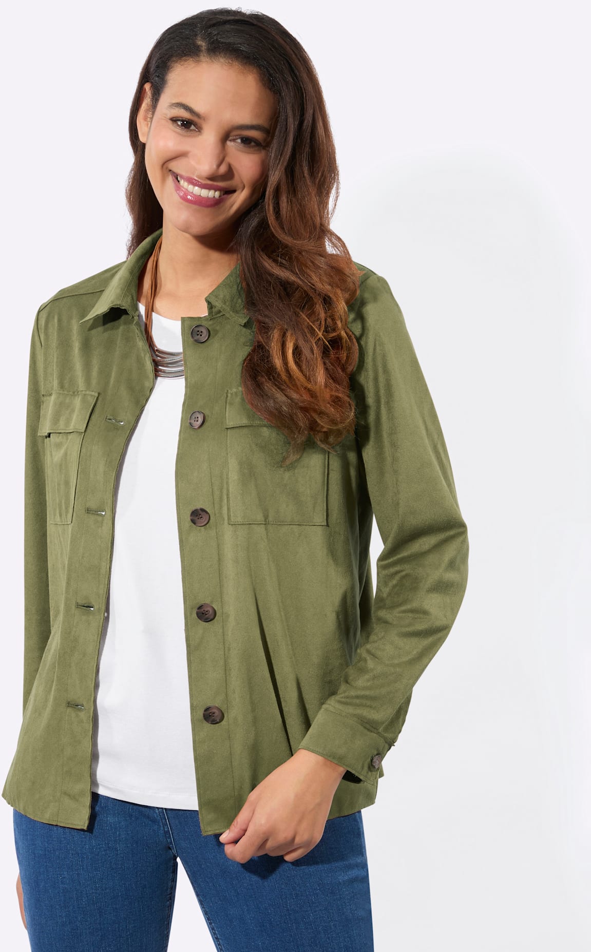 Casual Looks Lederimitat-Blazer "Lederimitat-Blazer"