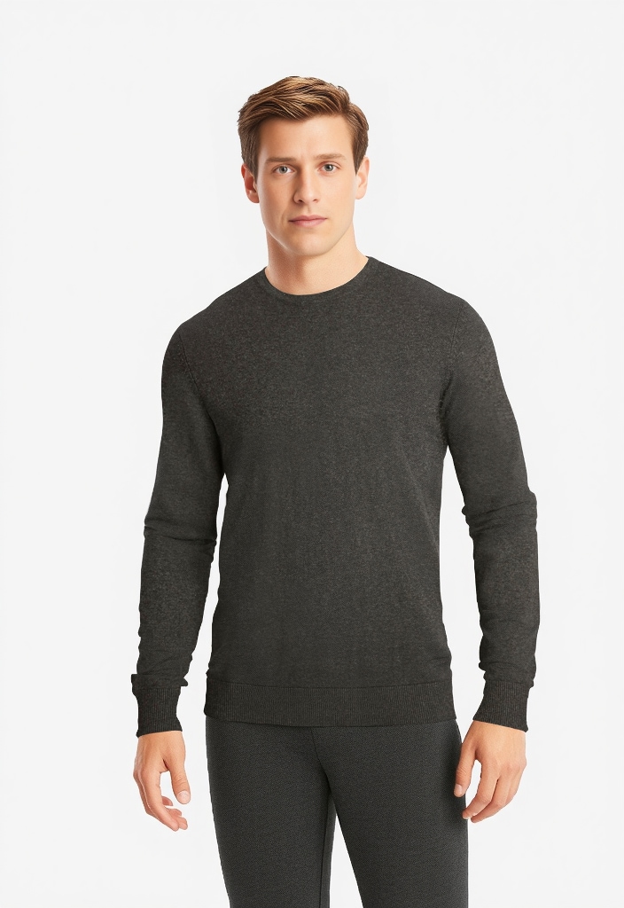 Jack & Jones "JJEEMIL KNIT CREW NECK NOOS" Baumwollmischung, regular fit