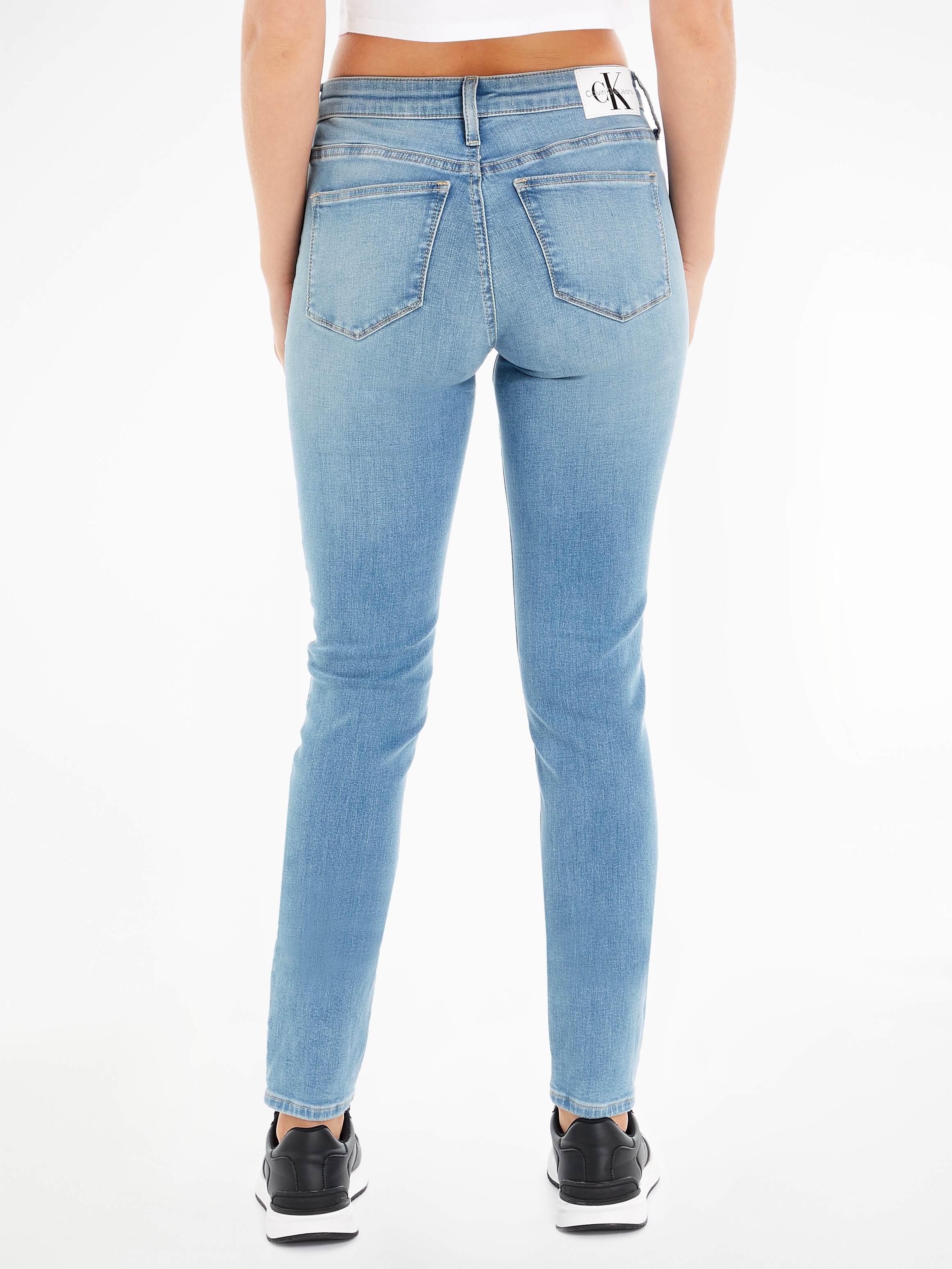 Calvin Klein Jeans Skinny-fit-Jeans "MID RISE SKINNY", 5-Pocket-Form günstig online kaufen