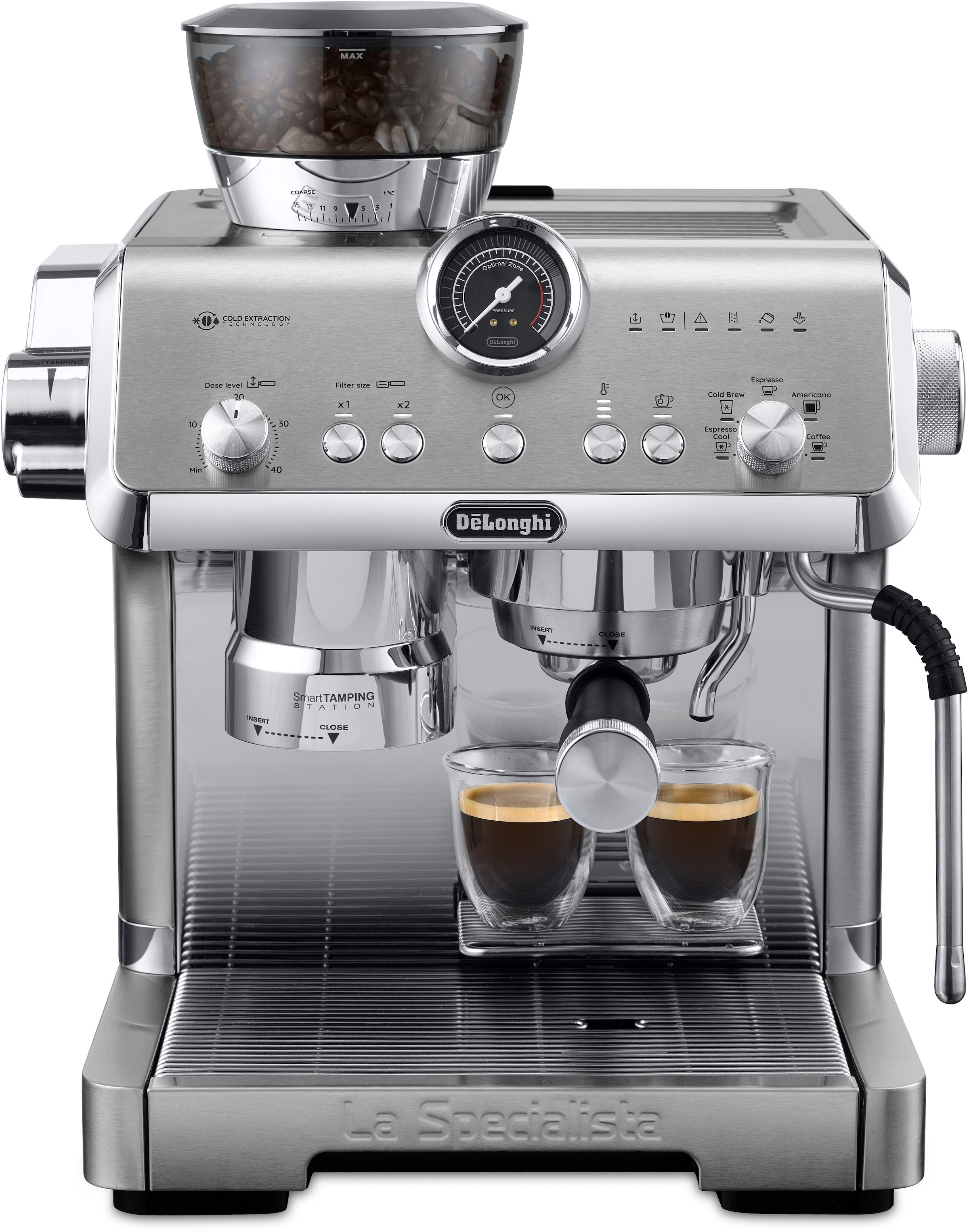 De'Longhi Espressomaschine »La Specialista Opera Cold Brew EC9555.M«, Metall