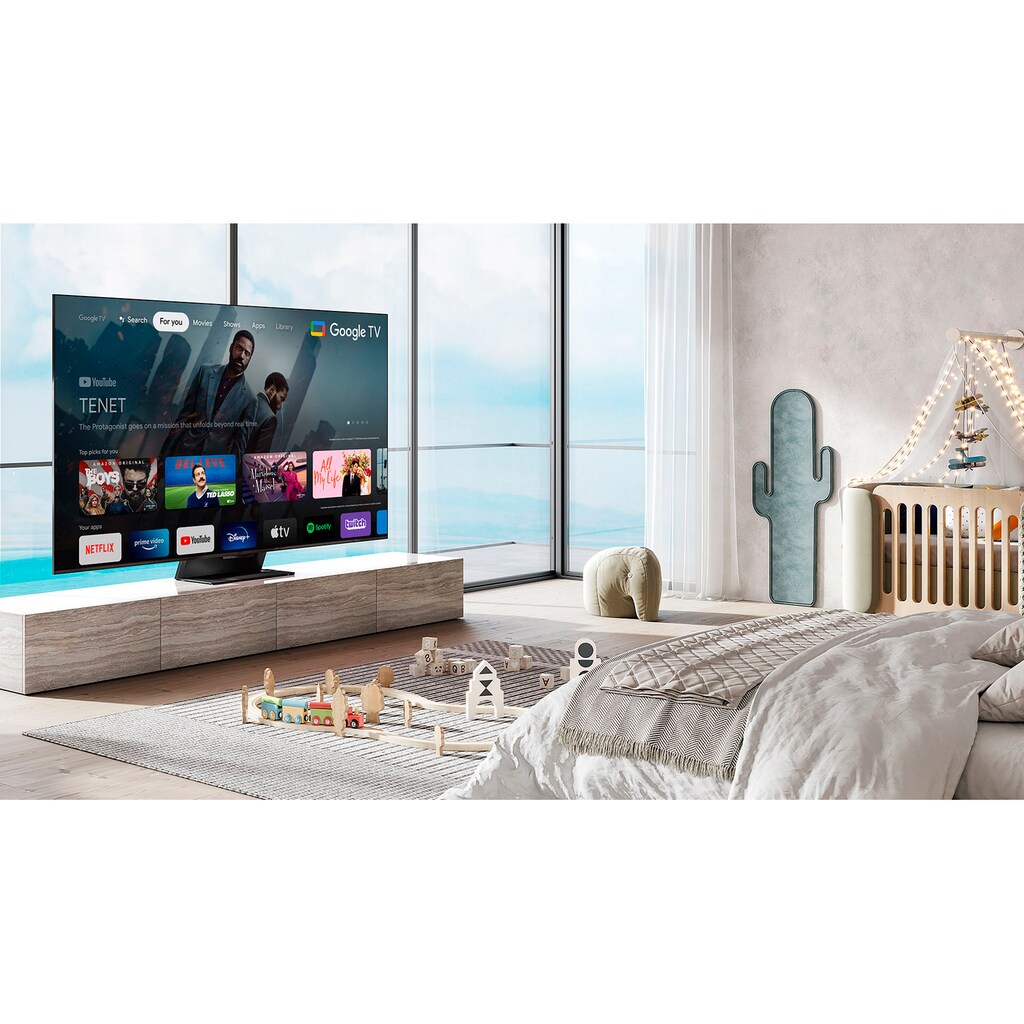 TCL QLED Mini LED-Fernseher »65C831X2«, 164 cm/65 Zoll, 4K Ultra HD, Google TV-Smart-TV