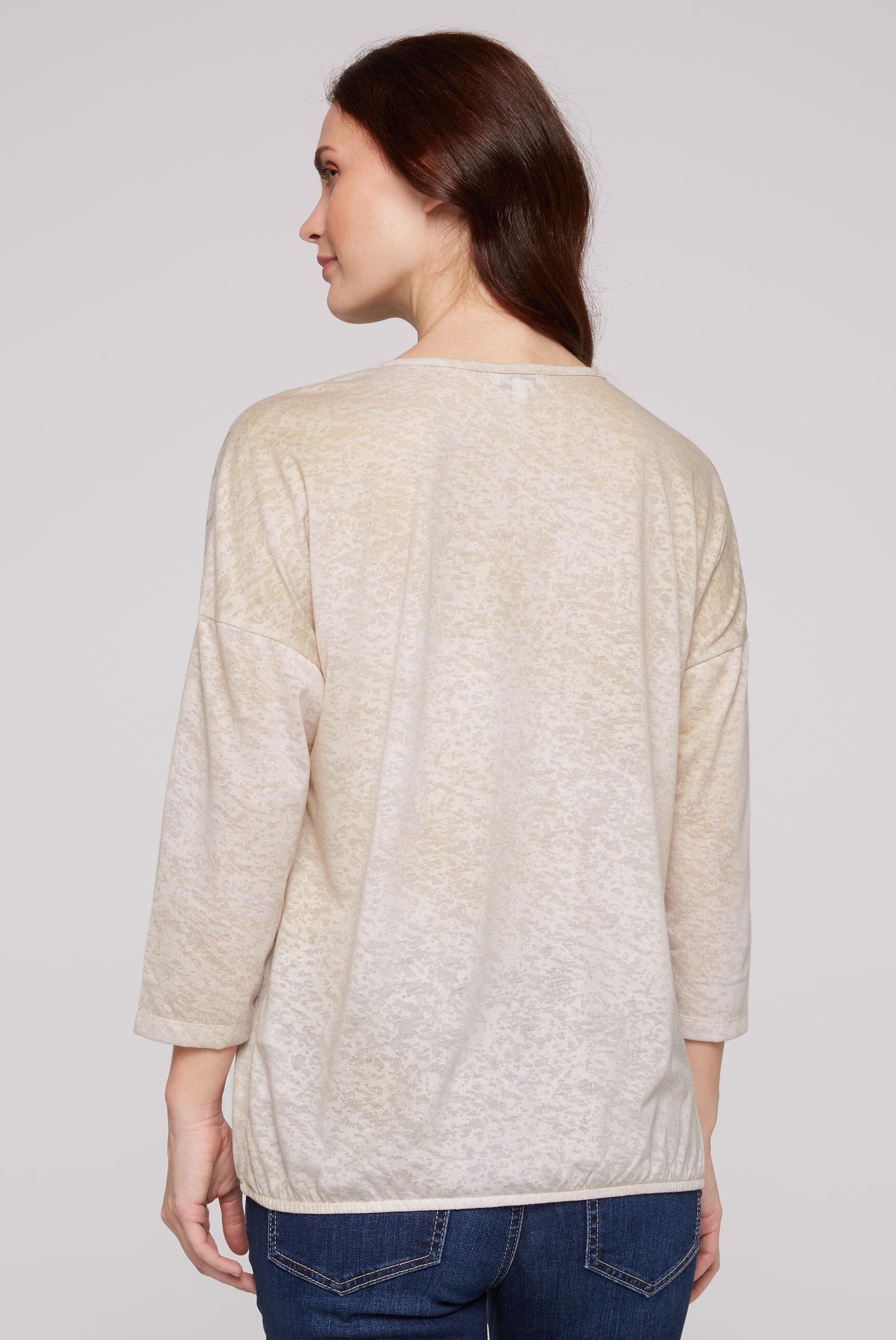 SOCCX 3/4-Arm-Shirt, mit Gummizug im Saum