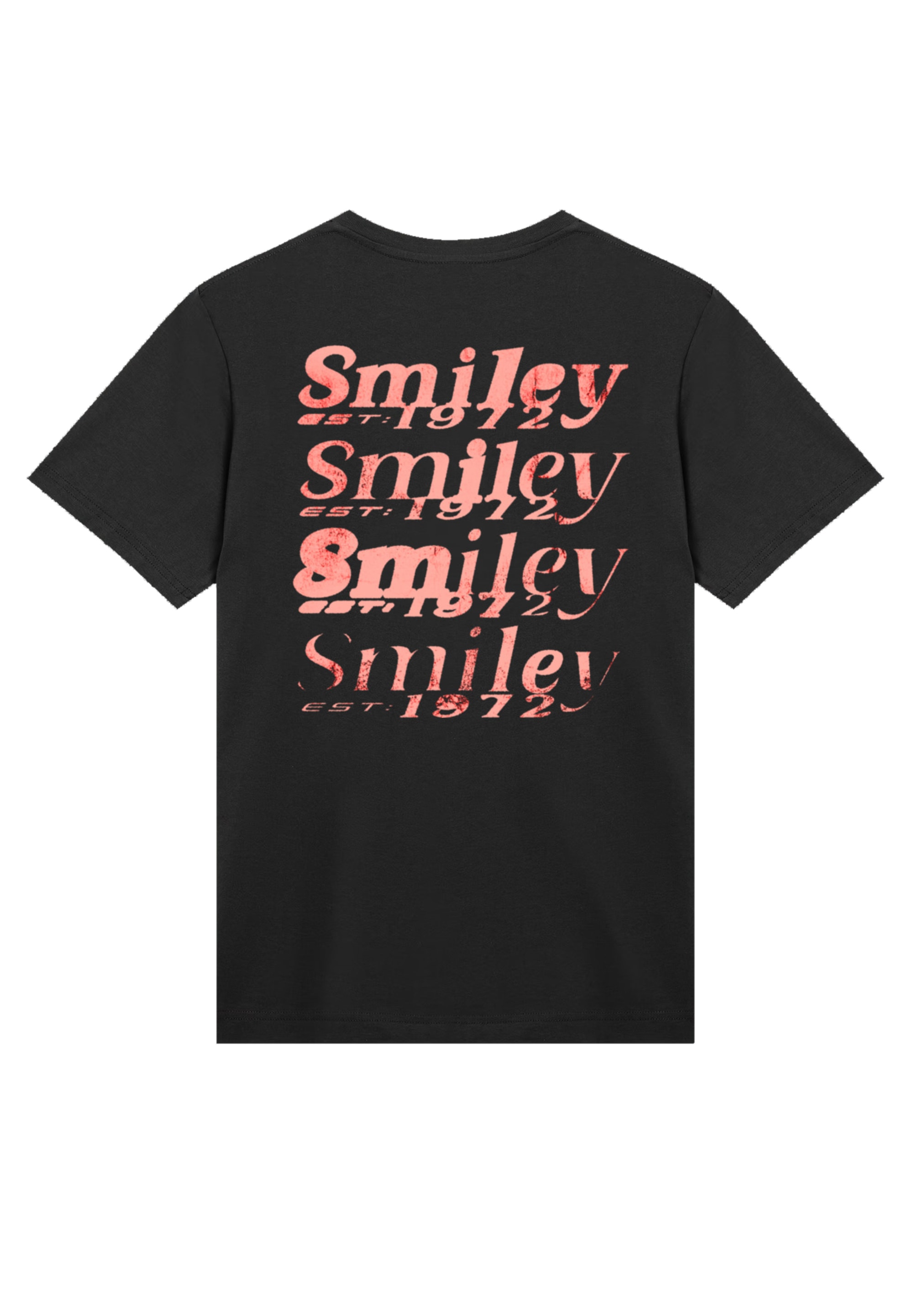 F4NT4STIC T-Shirt »Smiley Originals Rave Streetwear Orange«, Premium Qualität