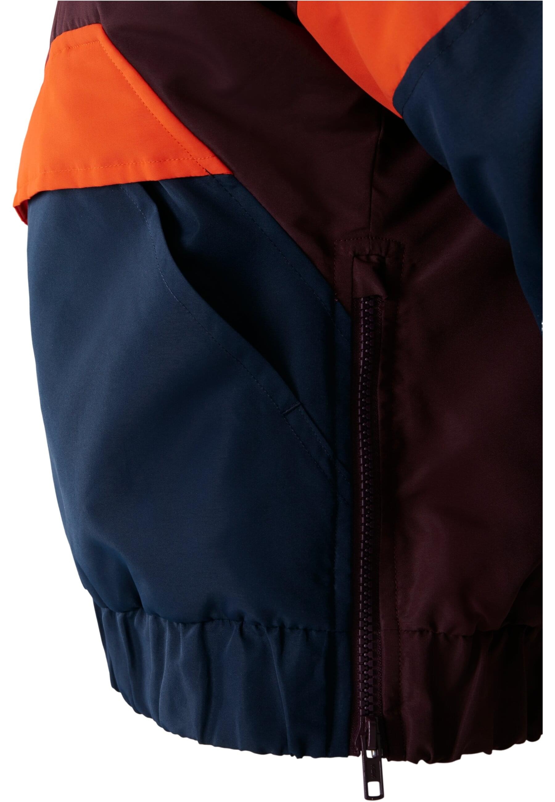 URBAN CLASSICS Allwetterjacke »Urban Classics Damen Ladies 3-Tone Neon Mix Pull Over Jacket« 1 Stk. tlg. mit Kapuze