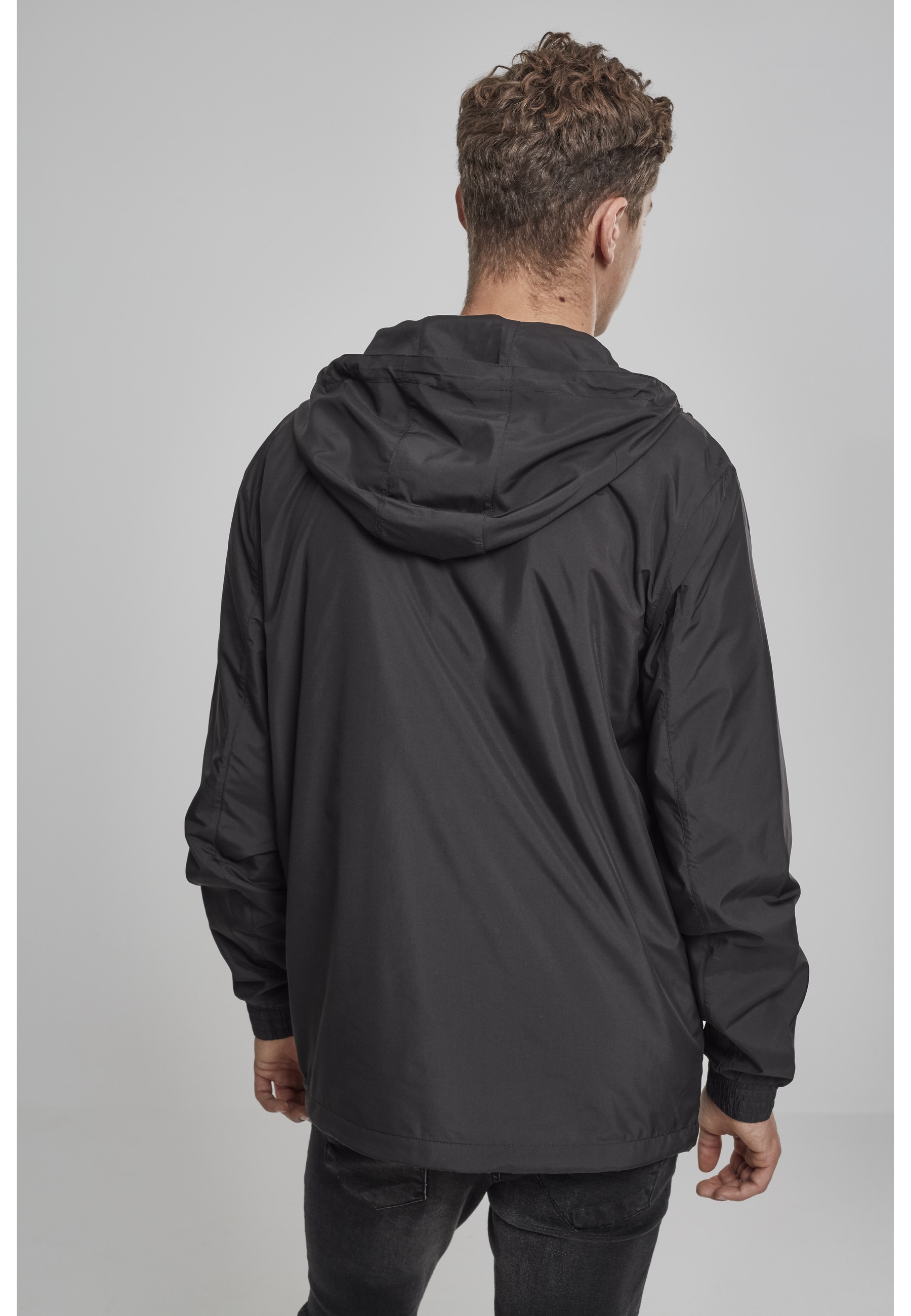 URBAN CLASSICS Funktionsmantel »Urban Classics Herren Basic Pull Over Jacket« 1 Stk.