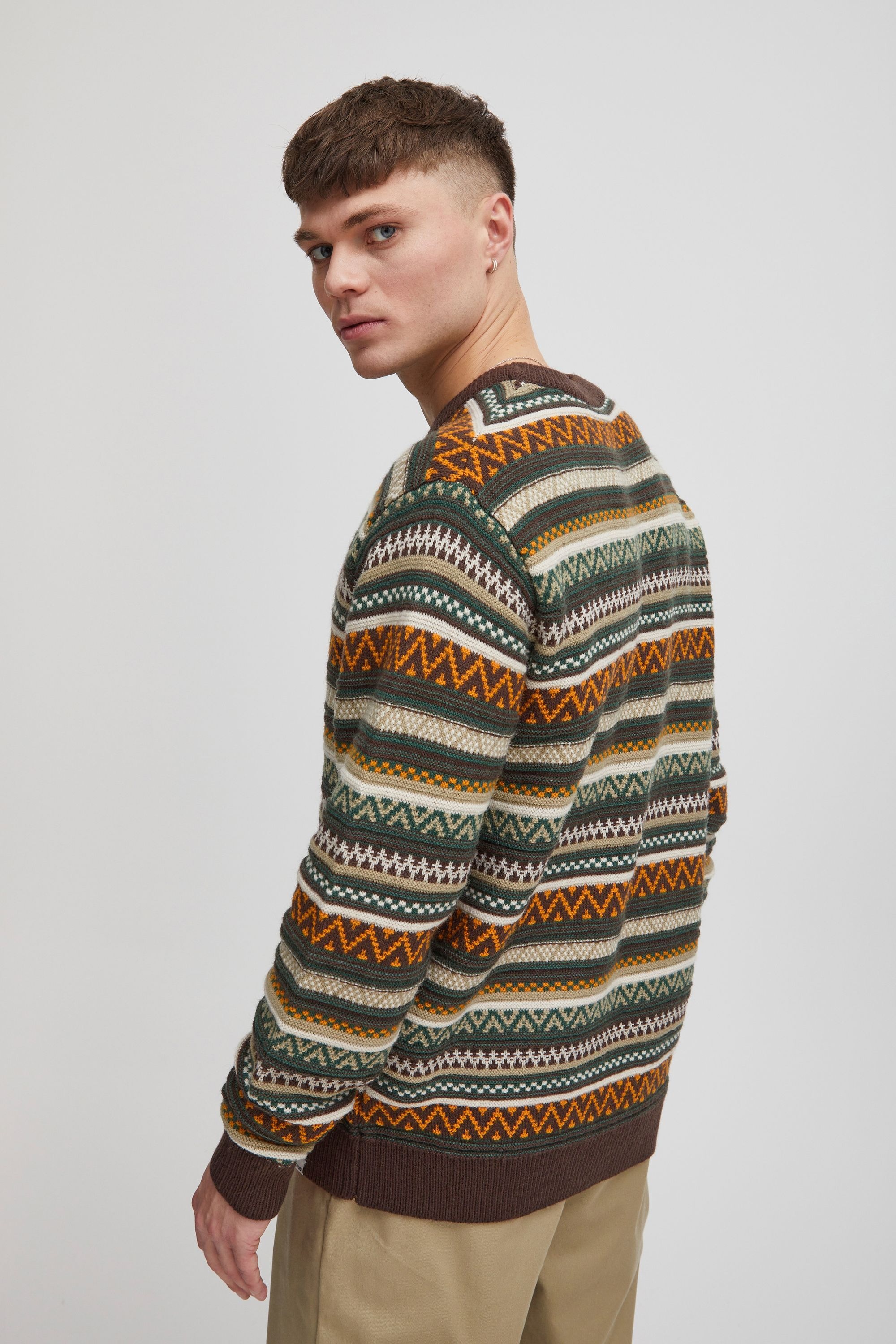 !Solid Strickfleece-Pullover »Strickpullover SDGardar«