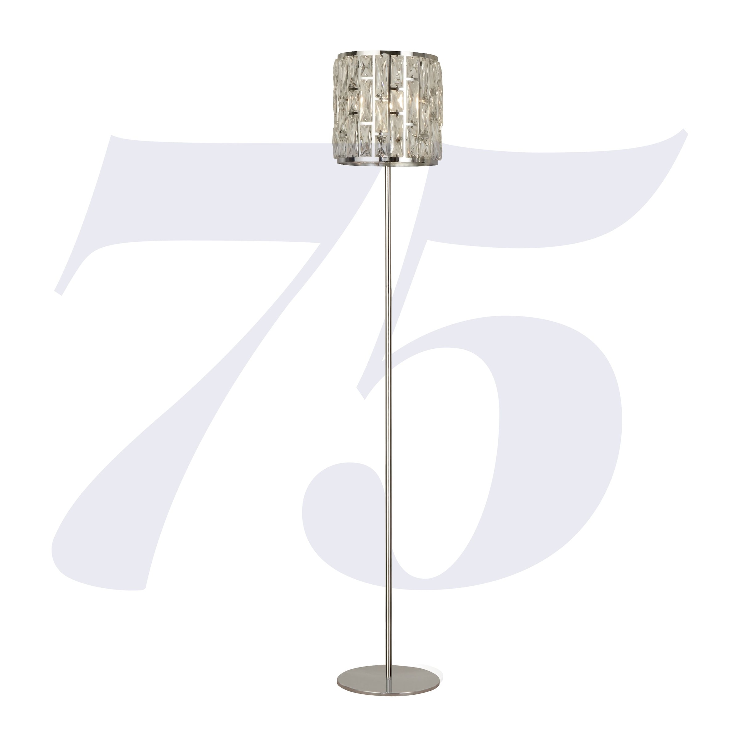 Searchlight Stehlampe »Stehlampe Honeycomb, 1-flammig«, 1 flammig, Leuchtmittel E27 | ohne Leuchtmittel, Glamourös
