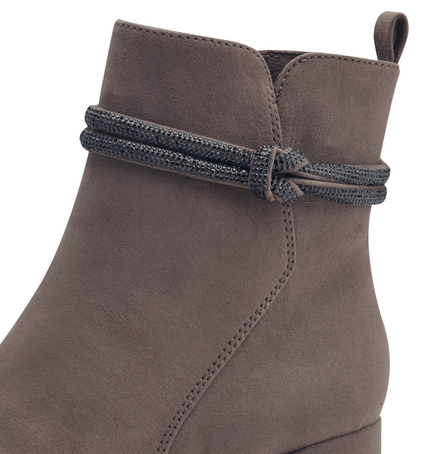 MARCO TOZZI Stiefelette, Blockabsatz, Businessschuh, Abendschuh in eleganter Karreeform