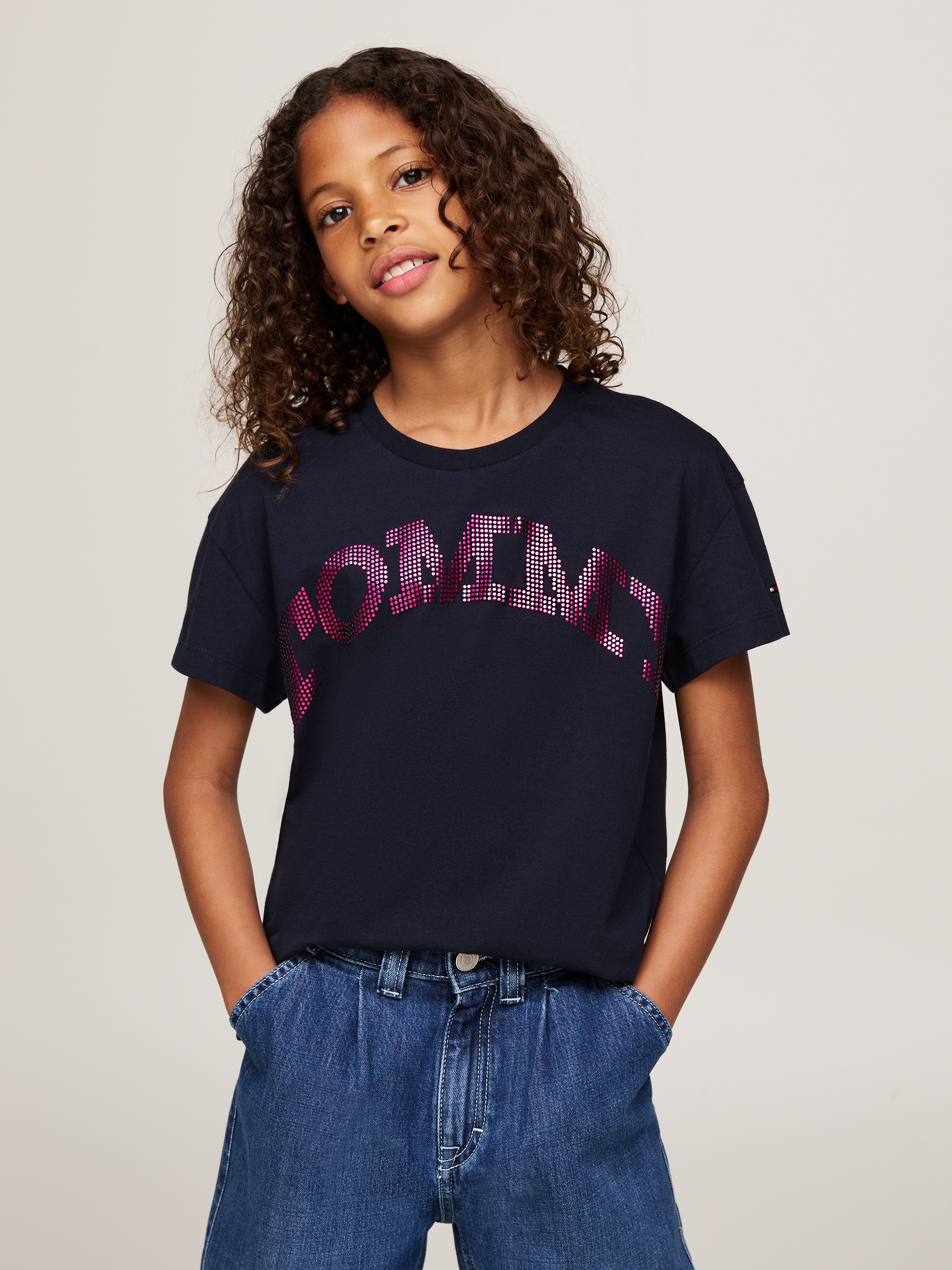 TOMMY HILFIGER Marškinėliai »TOMMY DOT FOIL TEE SS« s...