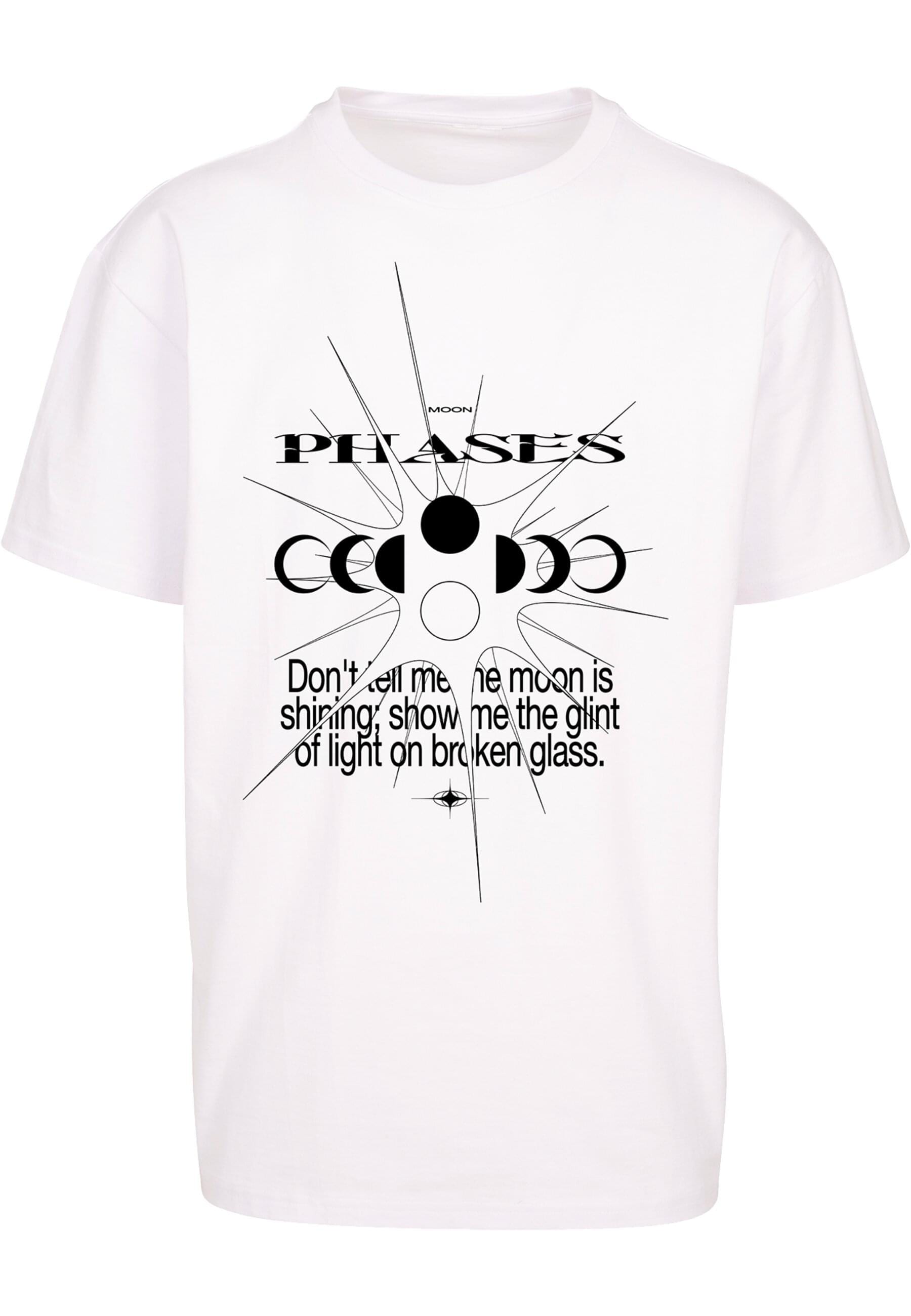 MisterTee Kurzarmshirt "MisterTee Unisex Moon Phases Tee" 1 Stk. tlg. günstig online kaufen