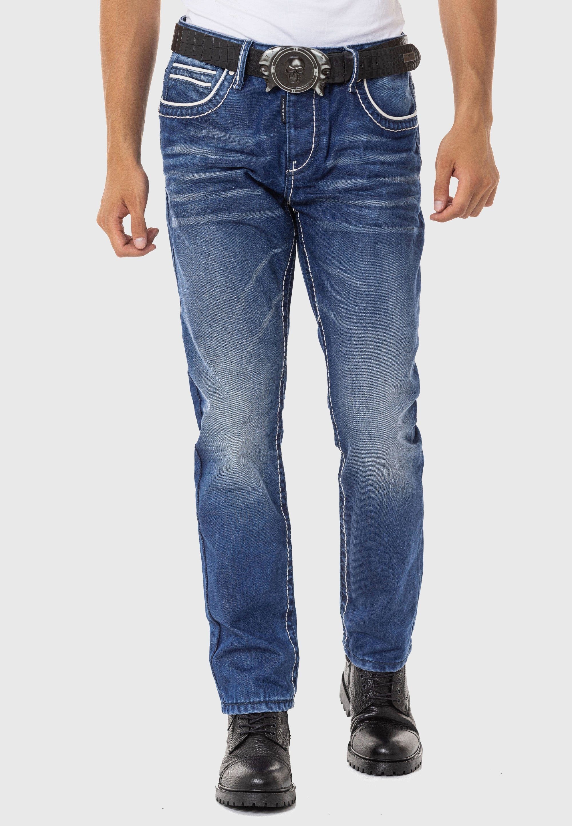 Cipo & Baxx Straight-Jeans "Jeans", In Straight Fit, CD-148 günstig online kaufen