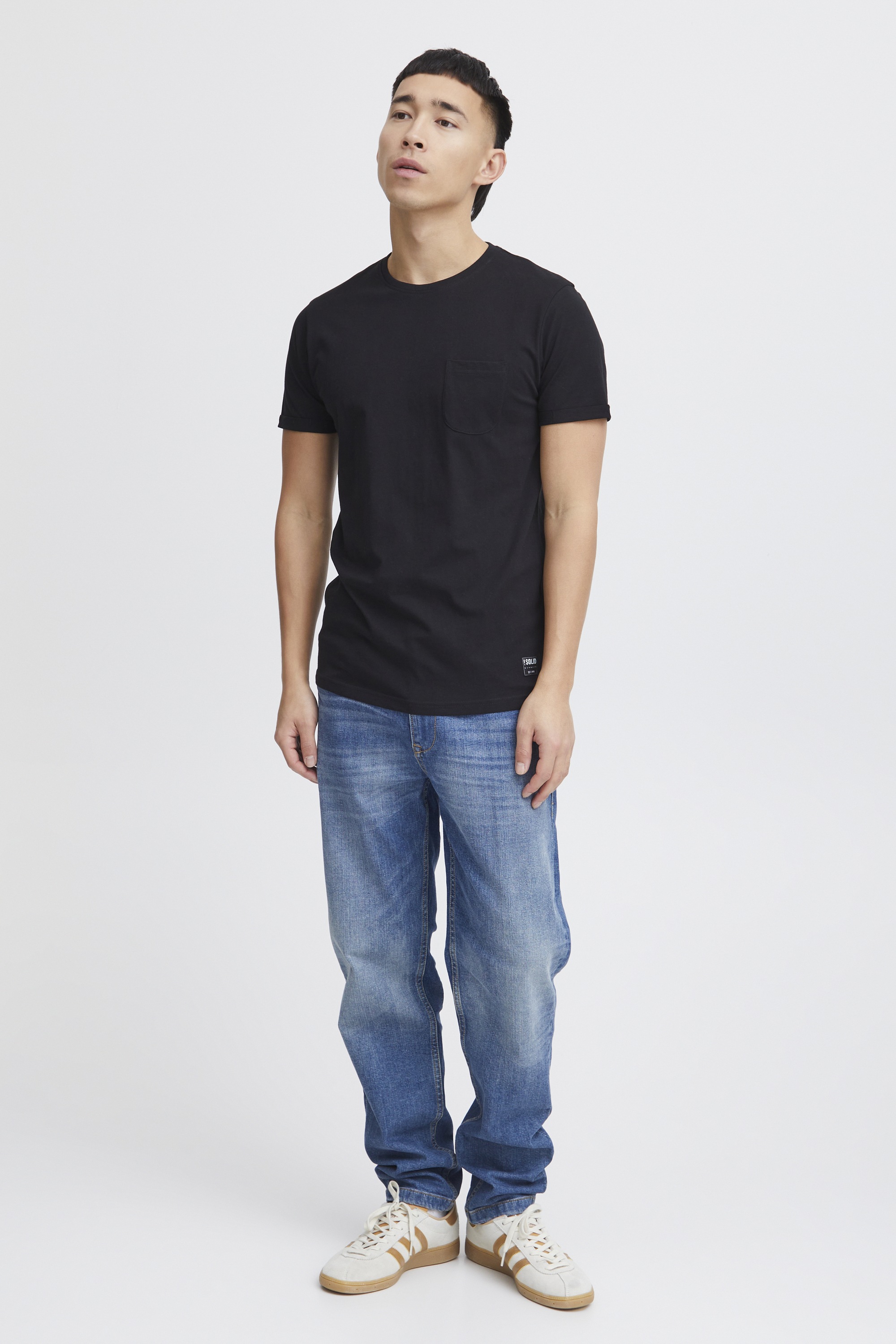 Solid Rundhalsshirt "Rundhalsshirt SDBob" günstig online kaufen