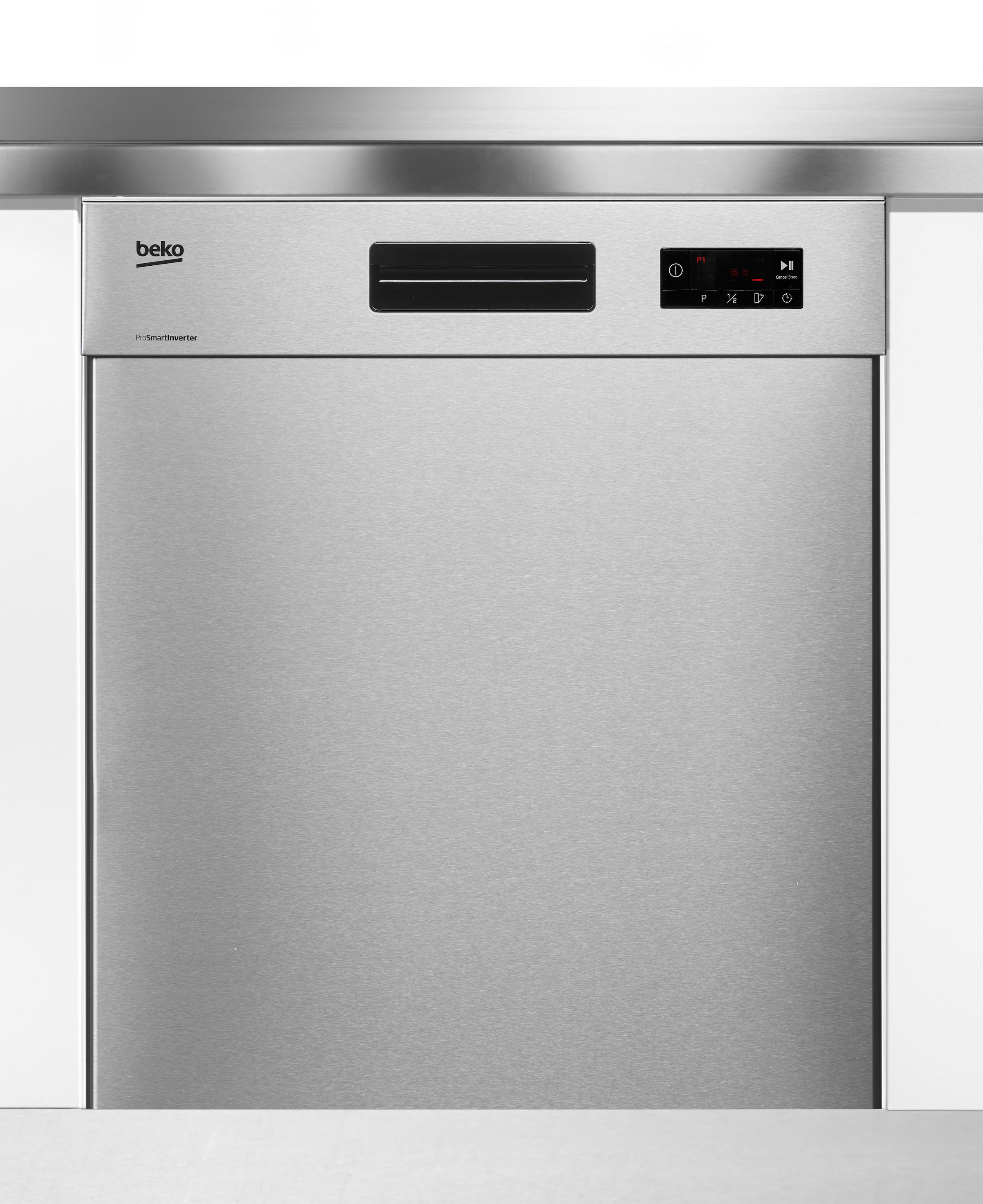 BEKO Unterbaugeschirrspüler »BDUN16440X«, 14 Maßgedecke, ProSmart Inverter Motor