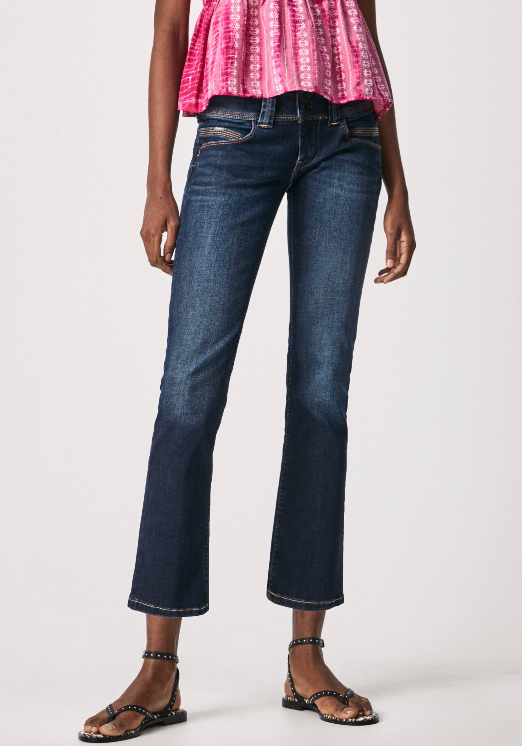 Pepe Jeans Straight-Jeans "VENUS", mit schmalem Bein günstig online kaufen