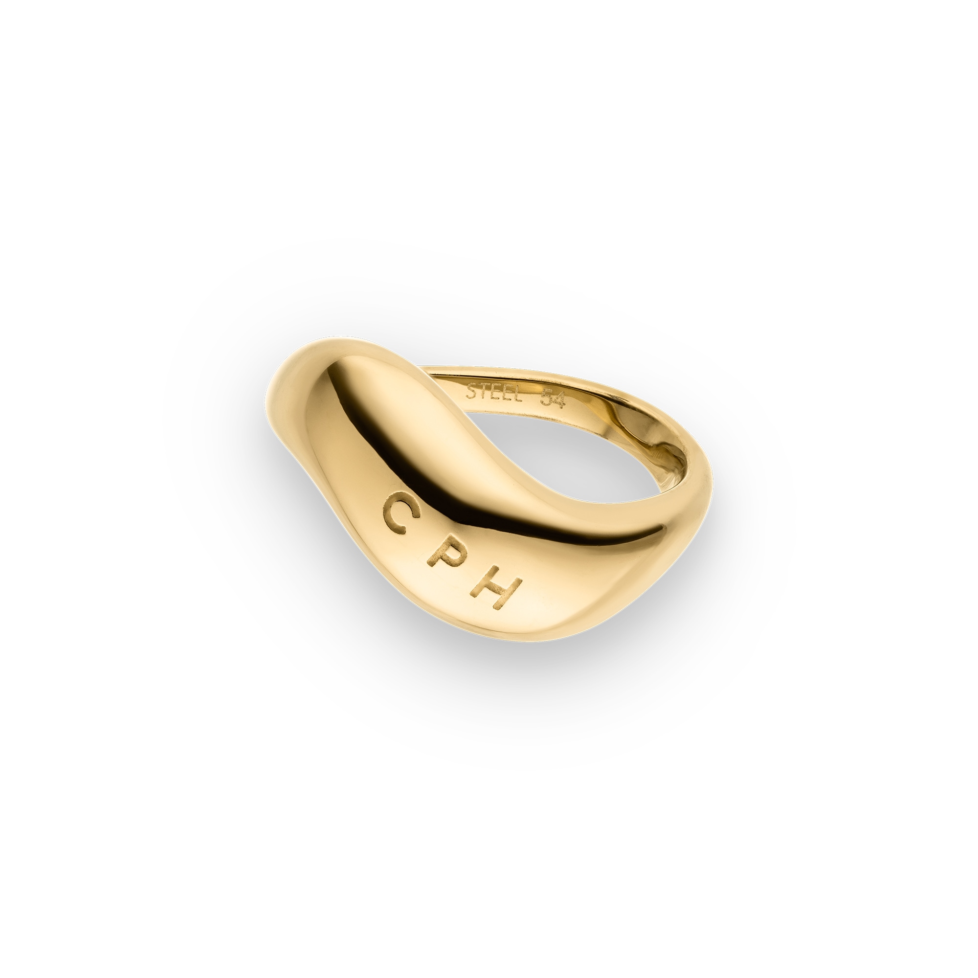 Copenhagen Studios Ring-Set »Schmuck Geschenk Edelstahl Ringset Organics, einzeln tragbar«