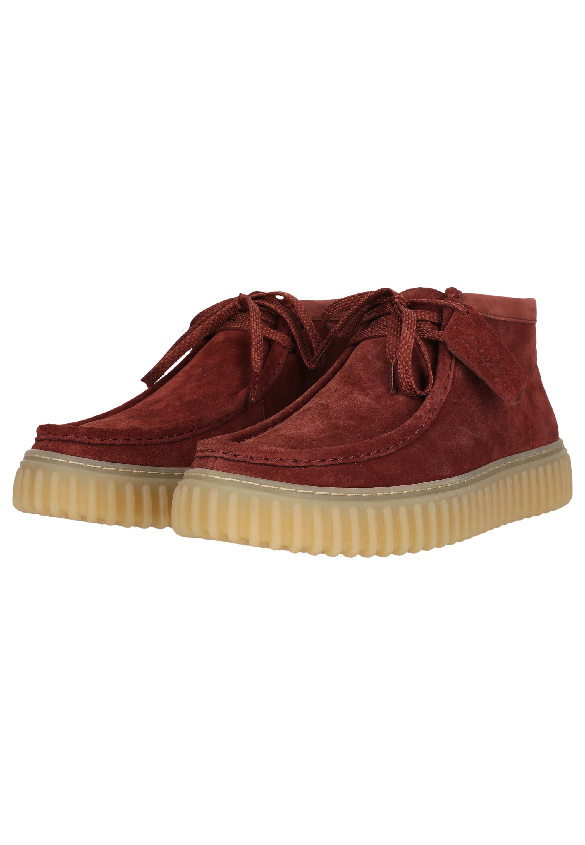 Clarks Schnürschuh »Torhill High«  mit verstecktem Gummizug