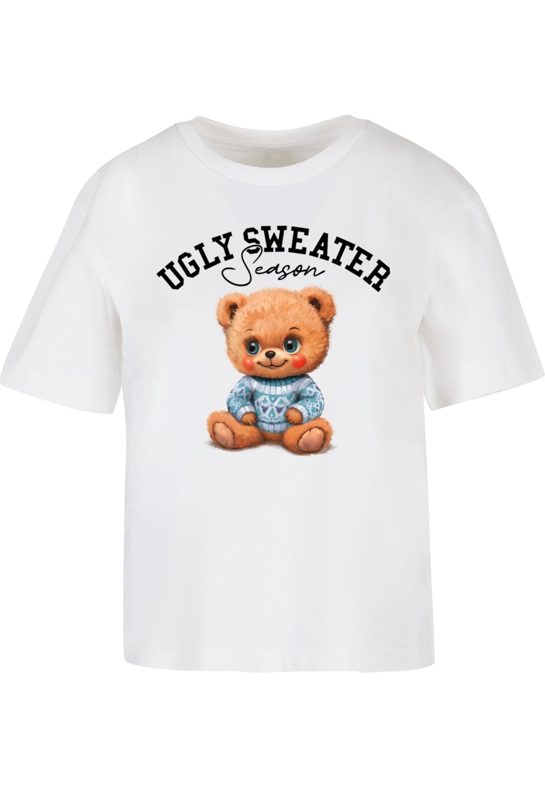Miss Tee T-Shirt "Miss Tee Ugly Sweater Season Tee" 1 Stk. tlg. günstig online kaufen
