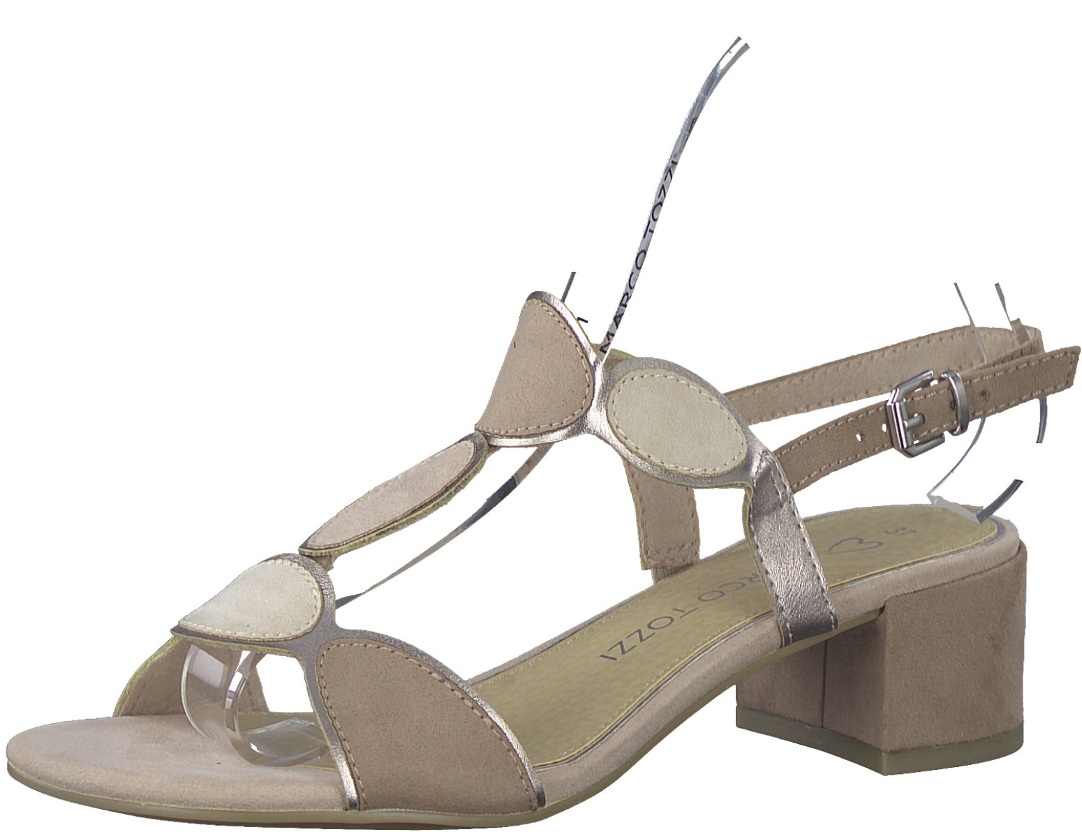 MARCO TOZZI Sandalette, Blockabsatz, Sommerschuh, Riemchensandale mit verst günstig online kaufen