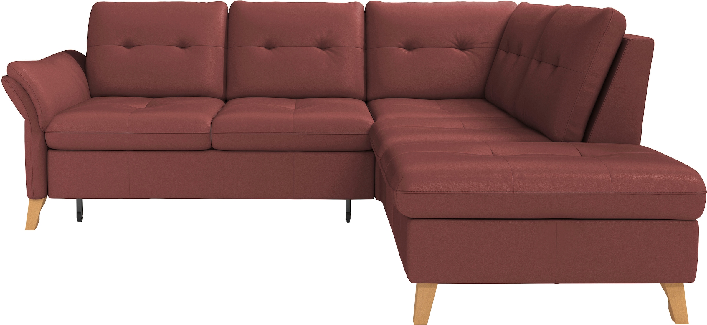sit&more Ecksofa "Göteborg" inkl. Sitztiefenverstellung, wahlweise mit Bettfunktion & Bettkasten