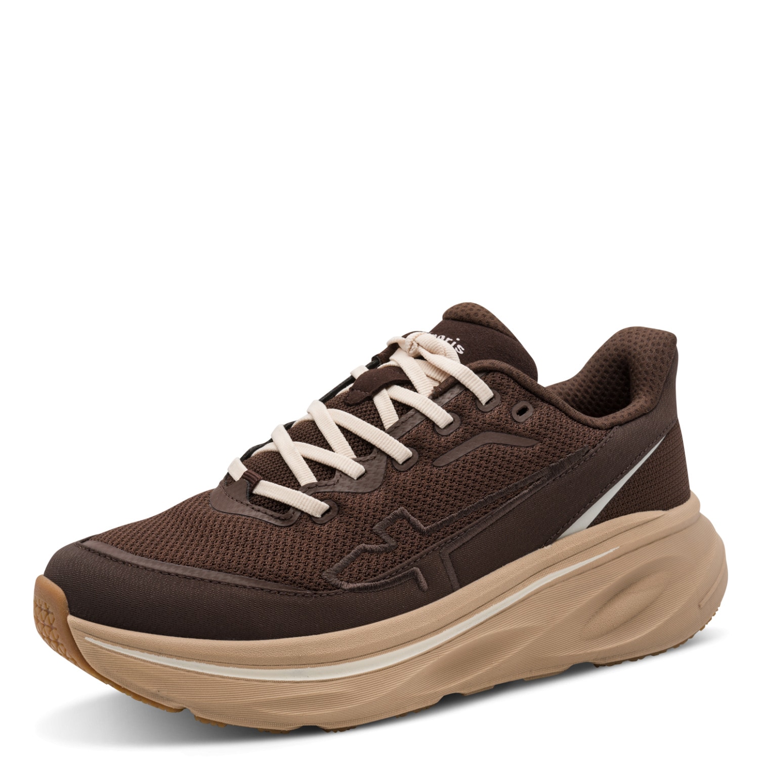 Tamaris Keilsneaker "DYNARA" Freizeitschuh, Schnürschuh, Halbschuh mit seitlicher T-Logostickerei