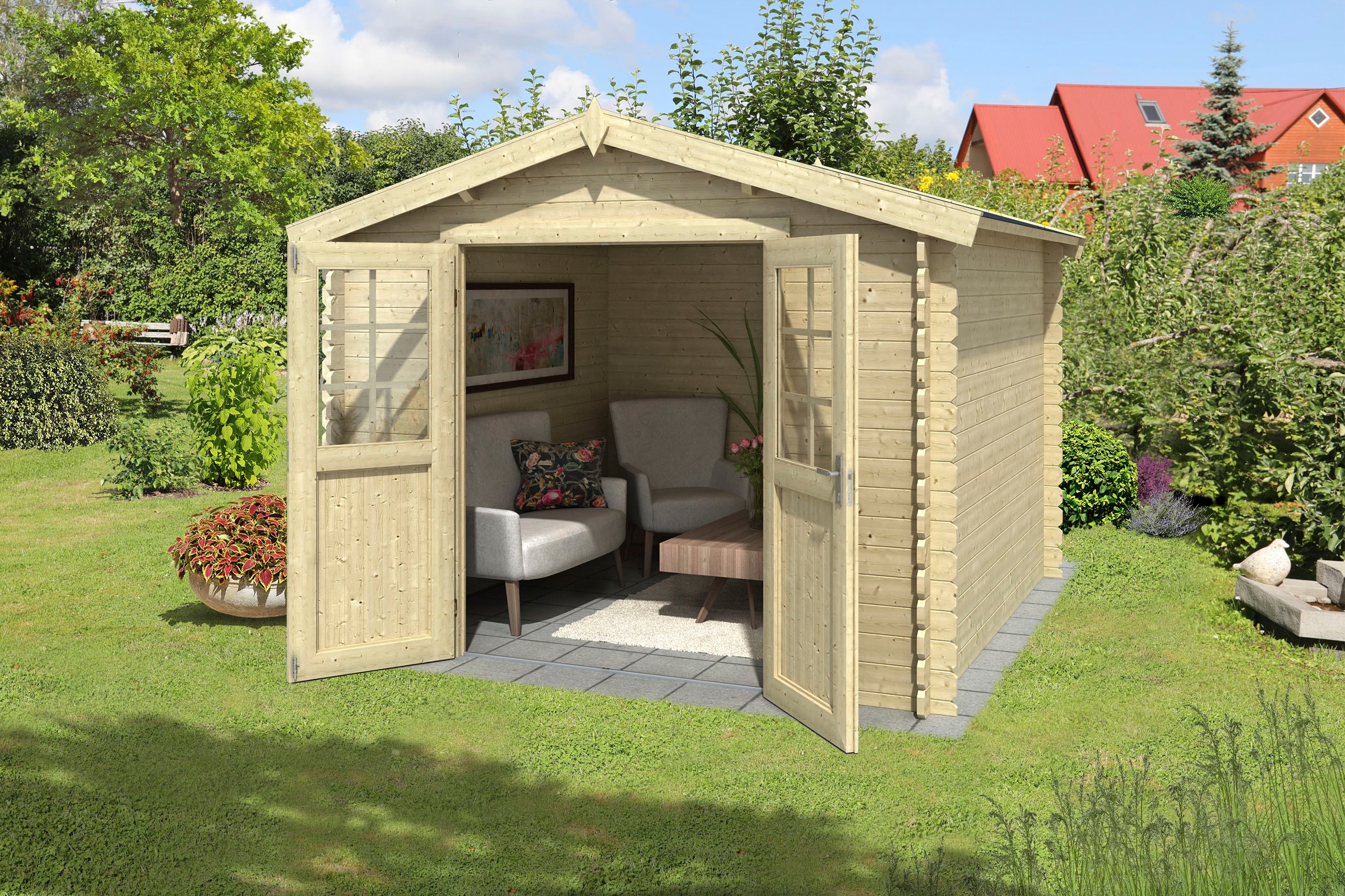 LASITA MAJA Gartenhaus »NORAH 275«, (Set)