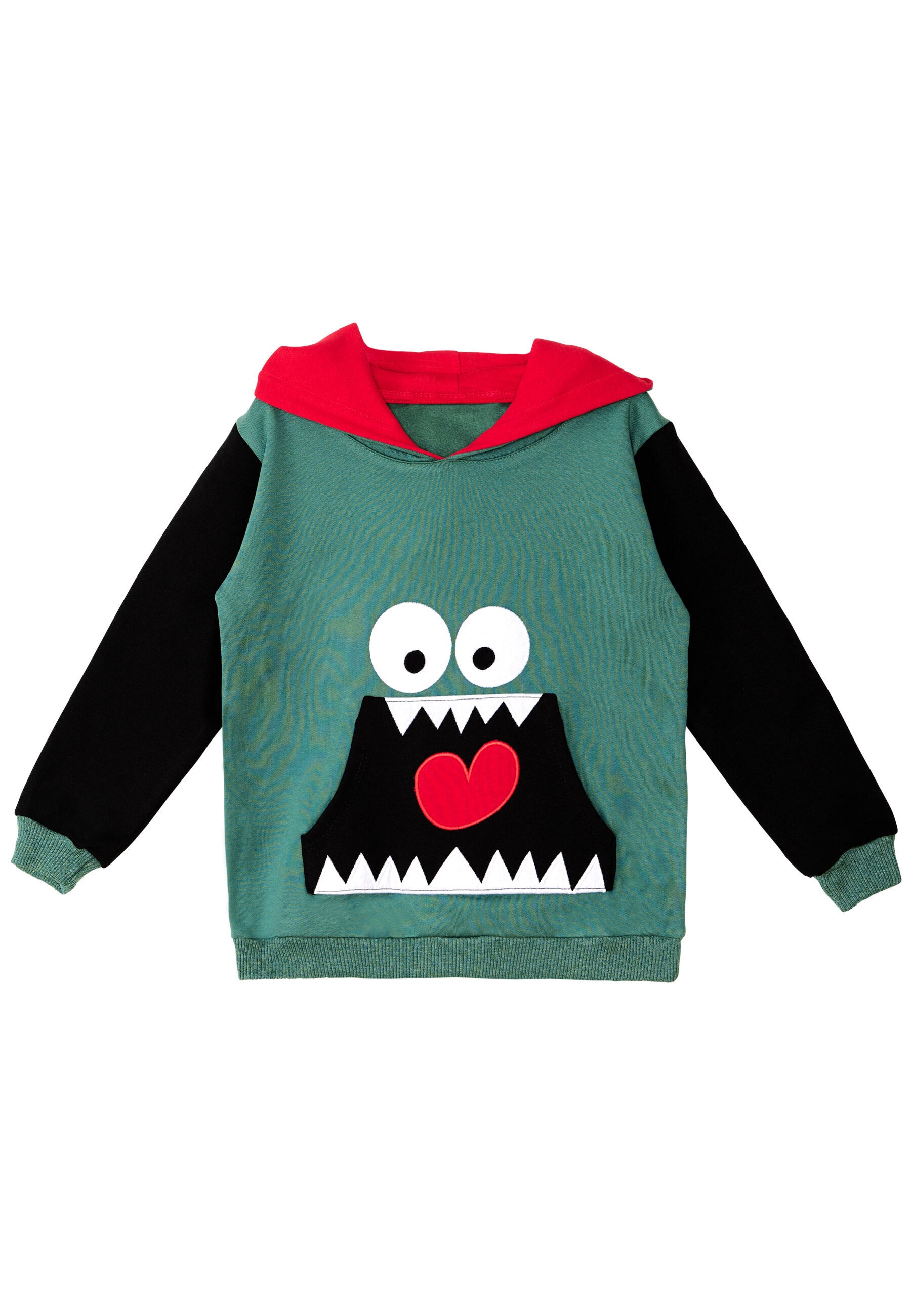 Denokids Hoodie »Toothy«, (1 tlg.), mit Fronttasche