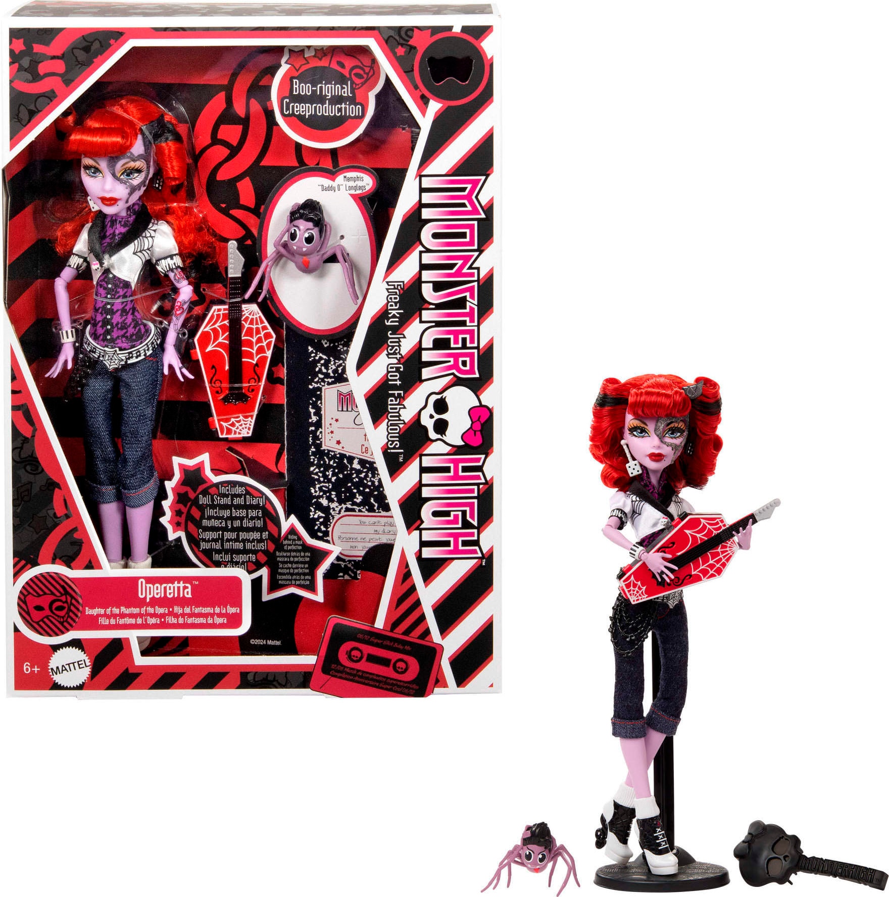 MonsterHigh™ Anziehpuppe »Reproduktion der ursprünglichen Operetta-Puppe«