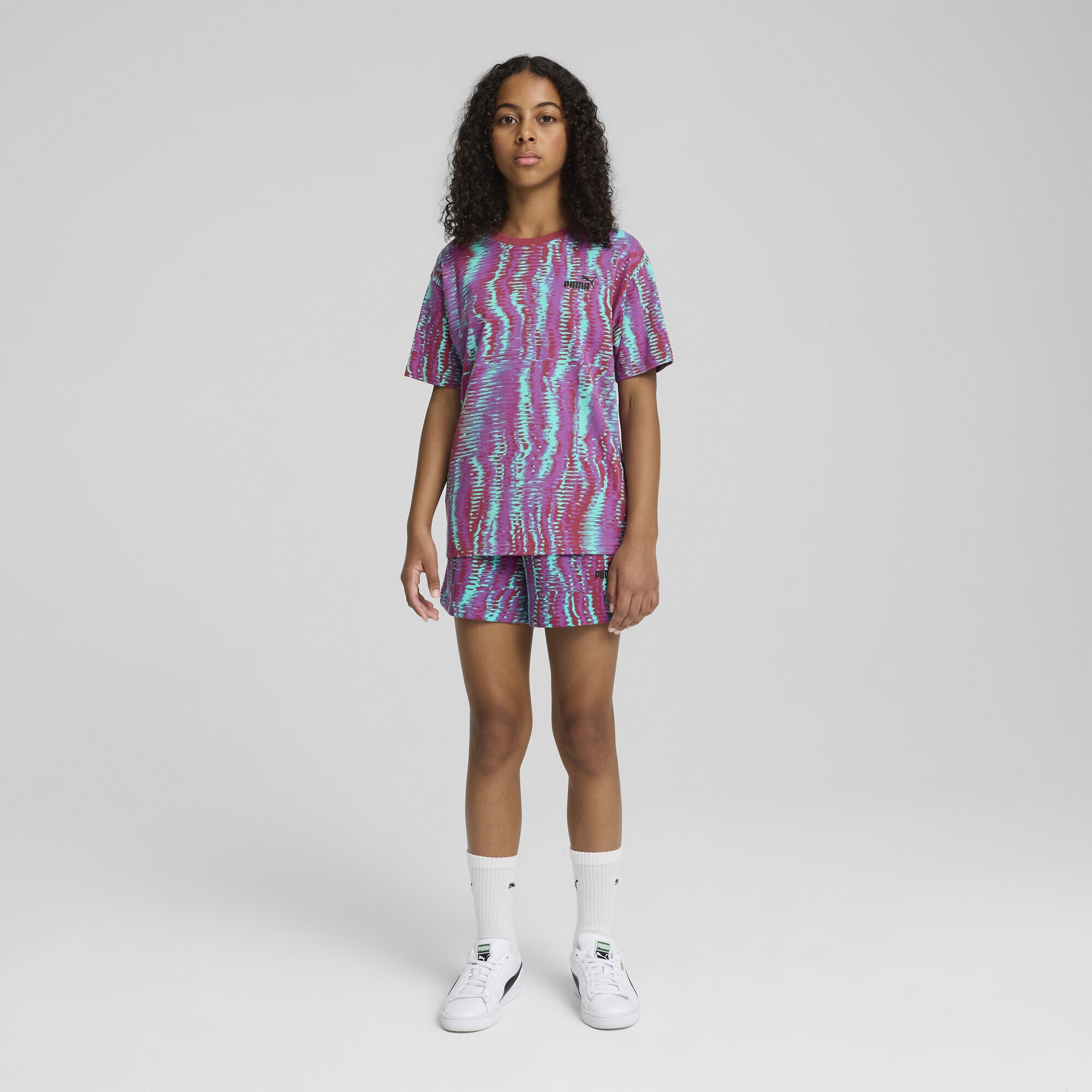 PUMA Sporthose »Essentials Nature 2.0 Shorts Mädchen«