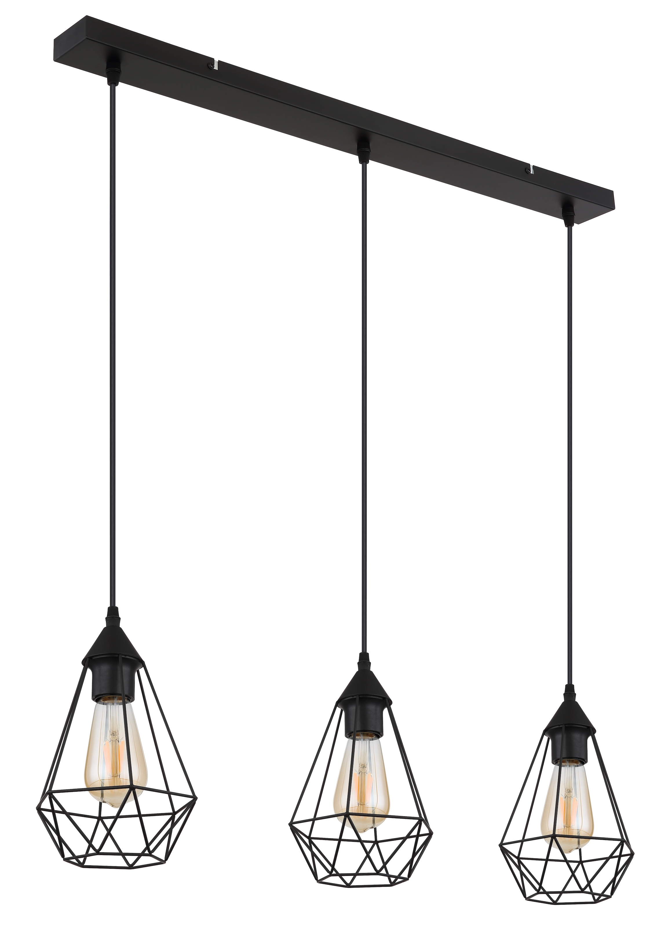 GLOBO LIGHTING Hängeleuchte »ZACHARY«, Leuchtmittel E27 | ohne Leuchtmittel, Hängelampe/Pendelleuchte/Esszimmer/Wohnzimmer/Esstisch