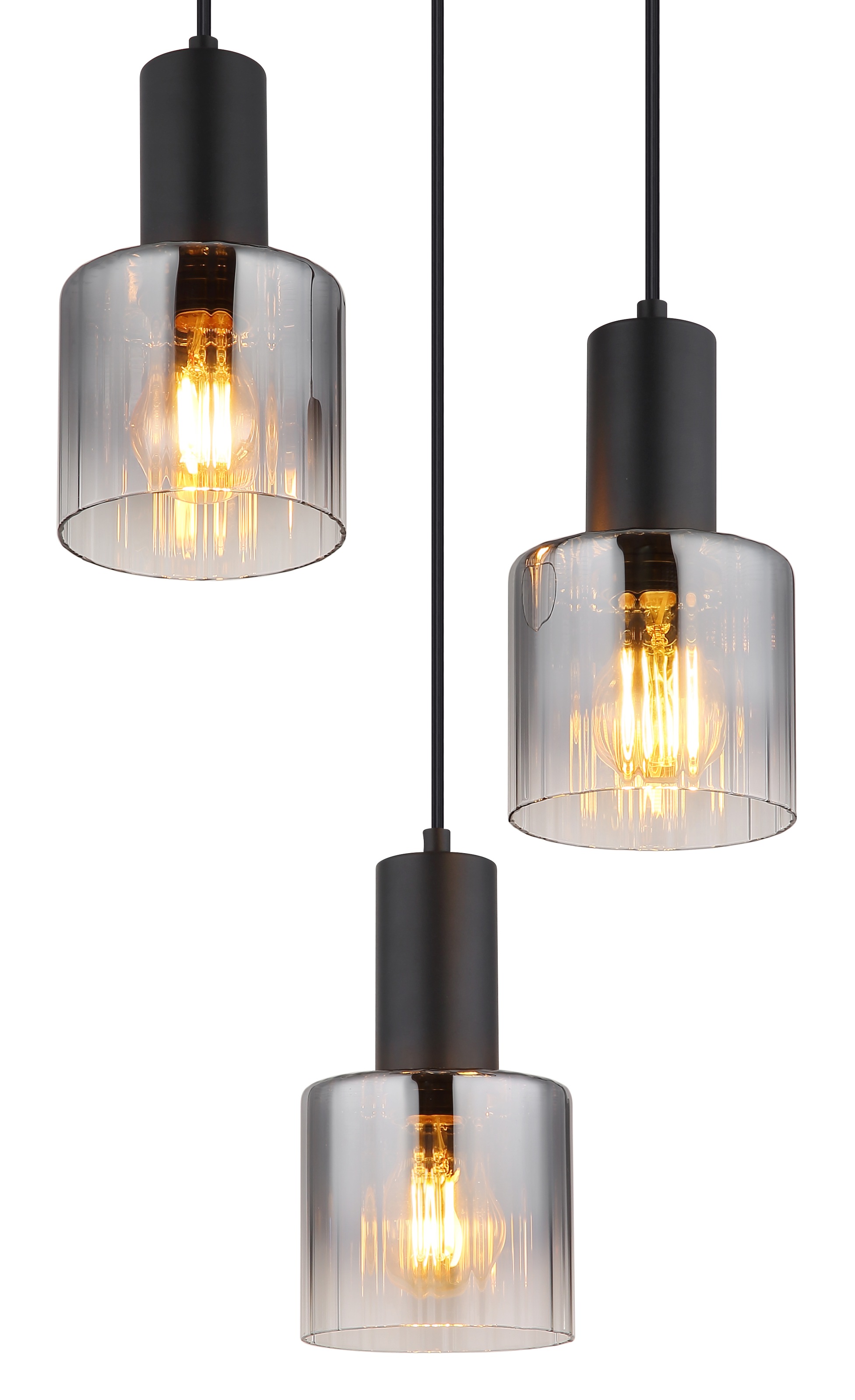 NOWA LED-Hängeleuchte »JACK«, 3 flammig, Leuchtmittel E27 | ohne Leuchtmittel