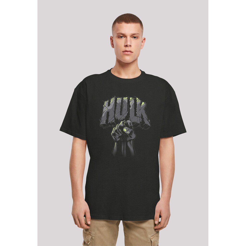 F4NT4STIC T-Shirt »Marvel Hulk Punch Logo«