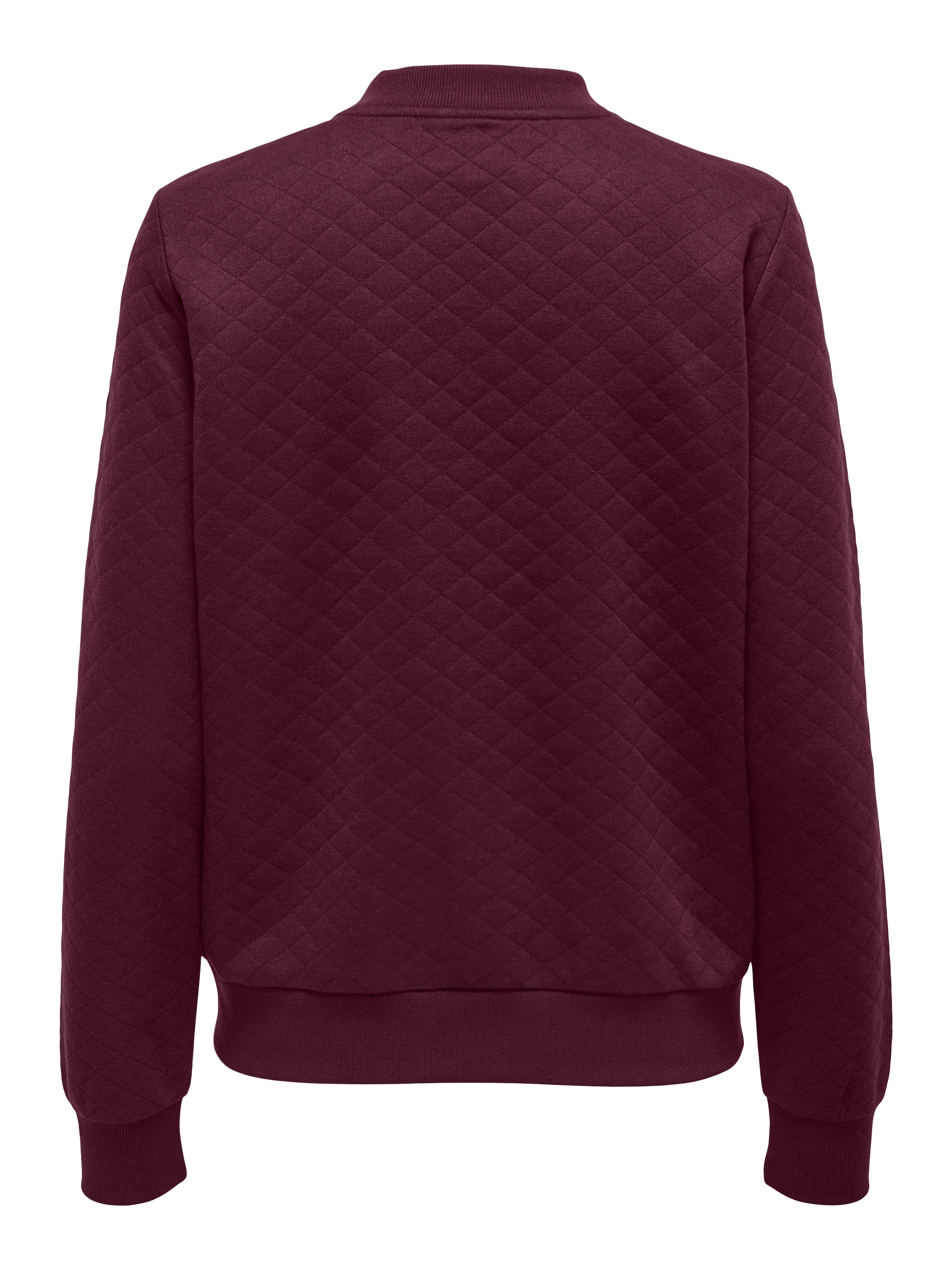 ONLY Sweatjacke »ONLJOYCE L/S BOMBER SWT NOOS« Polyester, regular fit, gesteppte Optik im Bomberjacken Stil