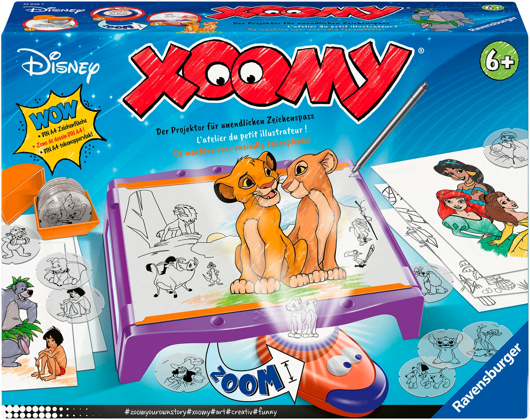 Malvorlage »Xoomy Maxi Disney A4 Tisch«, Made in Europe; FSC® - schützt Wald - weltweit