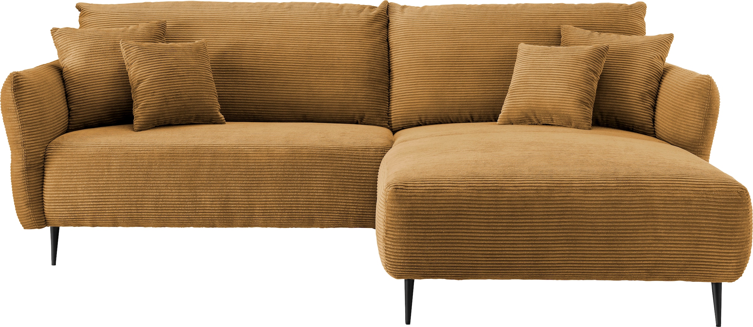 INOSIGN Ecksofa »Amarena L-Form«, inklusive Armlehnenverstellfunktion, 4x Zierkissen gratis