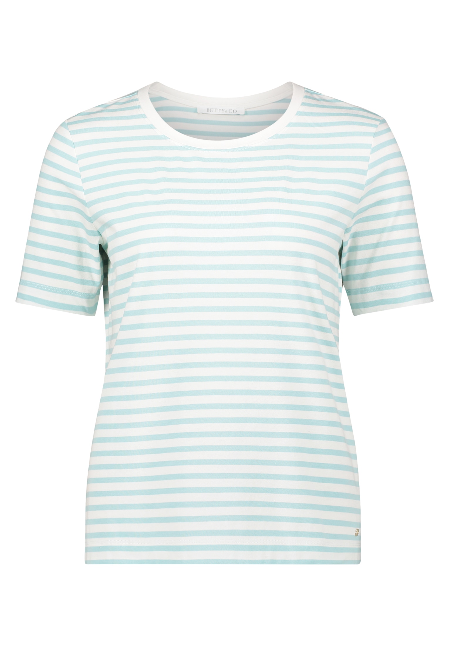 Betty&Co Kurzarmshirt »Betty & Co Basic Shirt mit Ringel«, (1 tlg.), Ringel