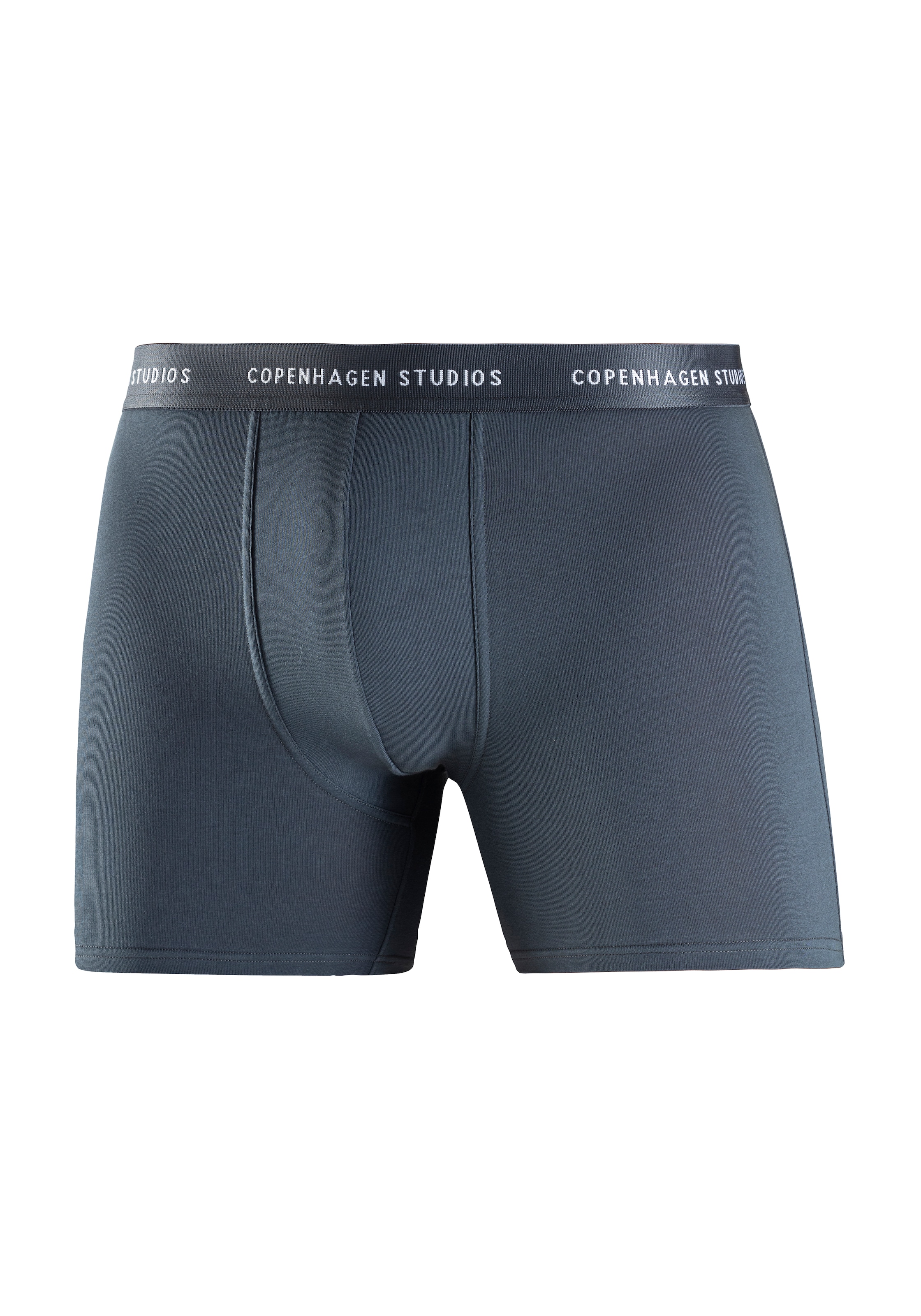 Copenhagen Studios Langer Boxer »Boxershorts für Herren«, (3 St.), mit längerem Bein und Logobund