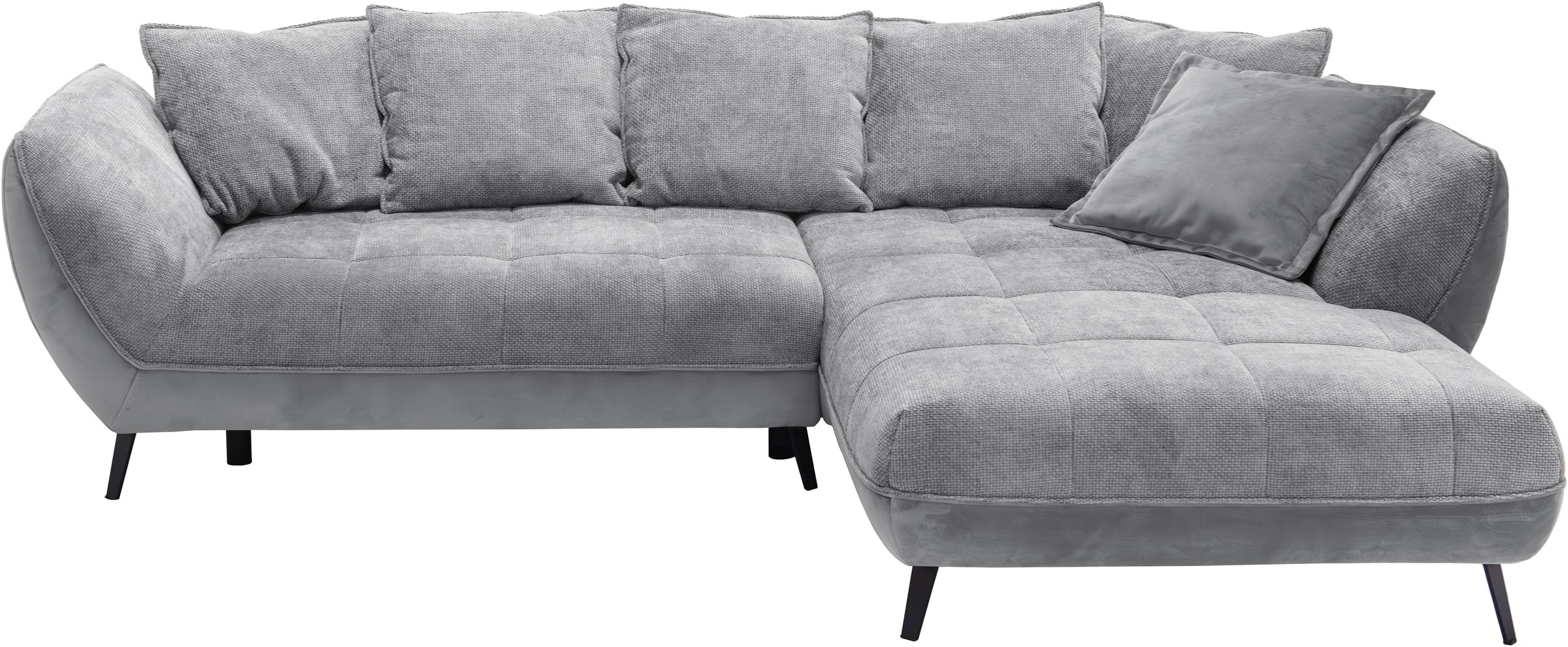 exxpo - sofa fashion Ecksofa »Midway mit einfacher Easy-Lift-Bettfunktion, bequem und modern«, inkl. Bettfunktion und praktischem Bettkasten, L-Form