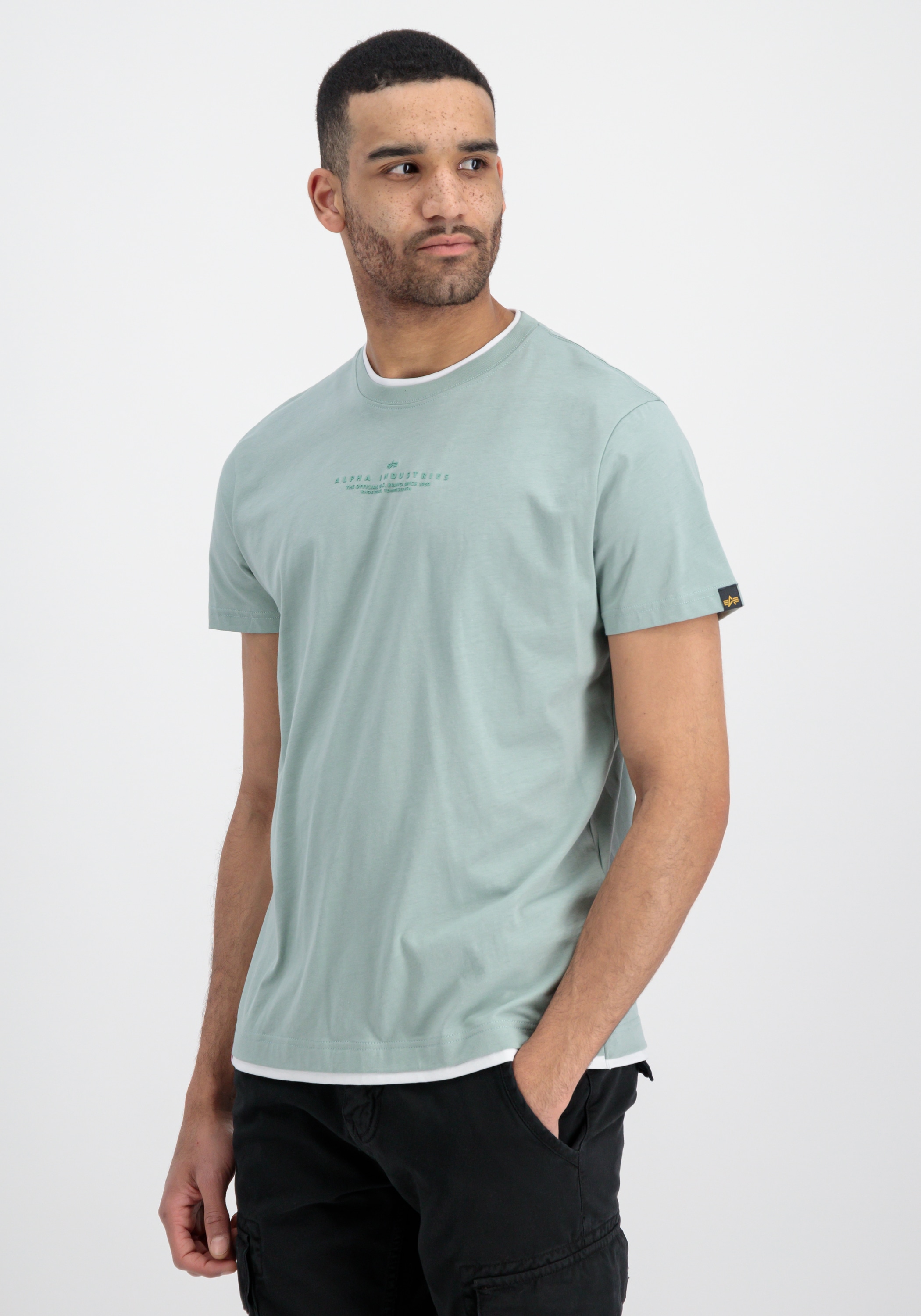 BAUR ▷ T« Alpha »Alpha Industries - für T-Shirt Double Layer | T-Shirts Industries Men