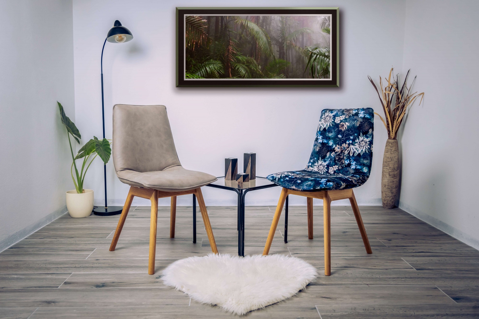 andas 4-Fußstuhl "Ramon" (Set) 2 Stk.mit Massivholzbeinen günstig online kaufen