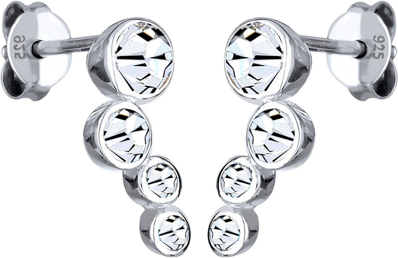 Elli Paar Ohrstecker »Schmuck Geschenk Silber 925 Ohrringe, 0302192213«, mit Glasstein